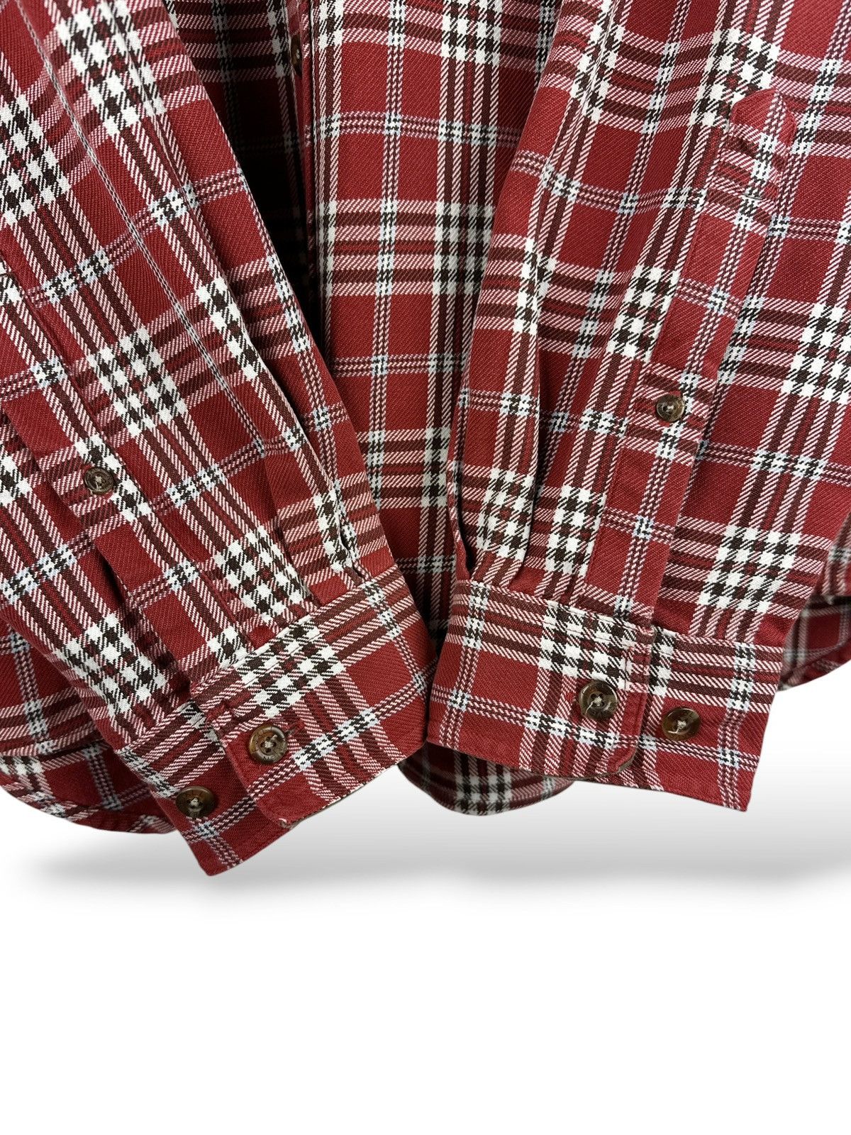 Fjallraven Vintage Fjallraven 88069 Flannel Duck Shirt L/S Button Down Size US L / EU 52-54 / 3 - 9 Thumbnail