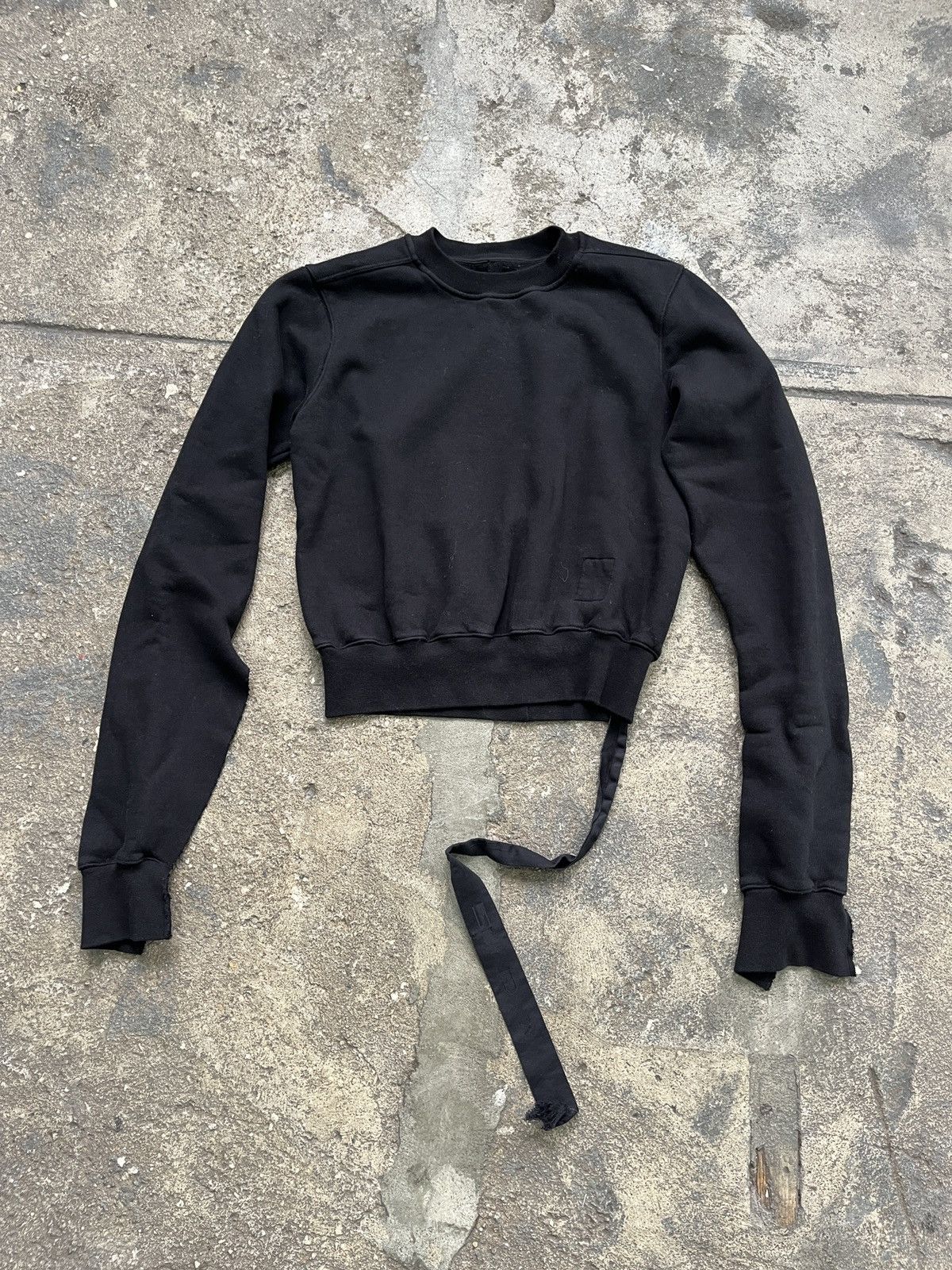 Rick Owens Rick Owens Cropped Sweatshirt (unisex) Size US M / EU 48-50 / 2 - 6 Thumbnail