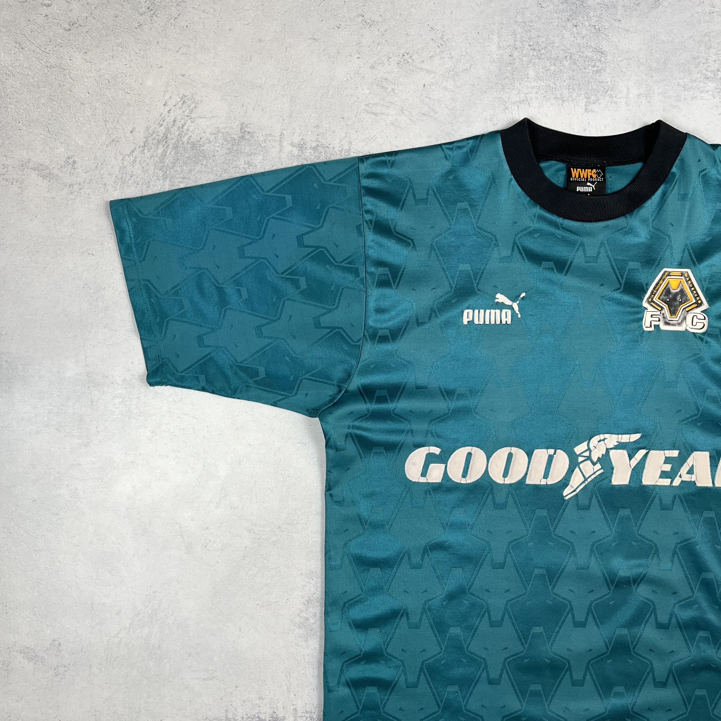 Puma Vintage Puma Wolverhampton Wanderers Soccer Jersey 1997/1999 Size US M / EU 48-50 / 2 - 5 Thumbnail