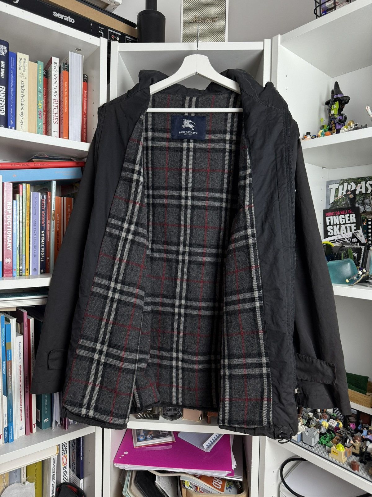 Burberry × Designer × Vintage VIntage y2k Burberry Lonodn Nova check filed jacket old money Size US XL / EU 56 / 4 - 1 Thumbnail