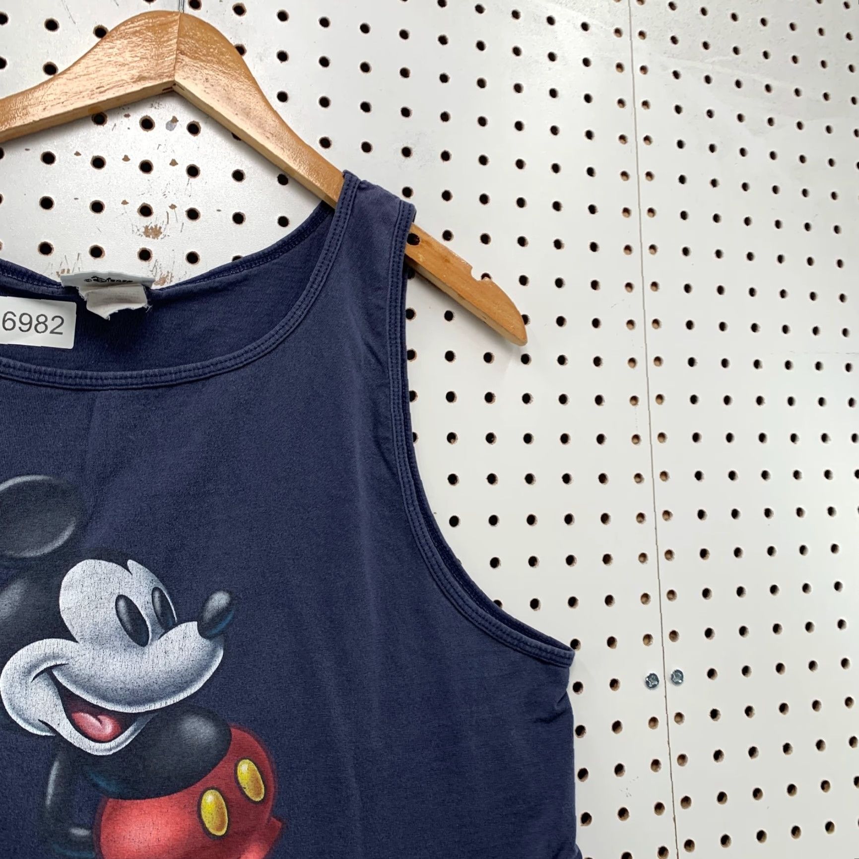 Disney VINTAGE Walt Disney Mikey Mouse Tank Shirt Mens Medium Blue Sleeveless 90s USA Size US M / EU 48-50 / 2 - 6 Thumbnail