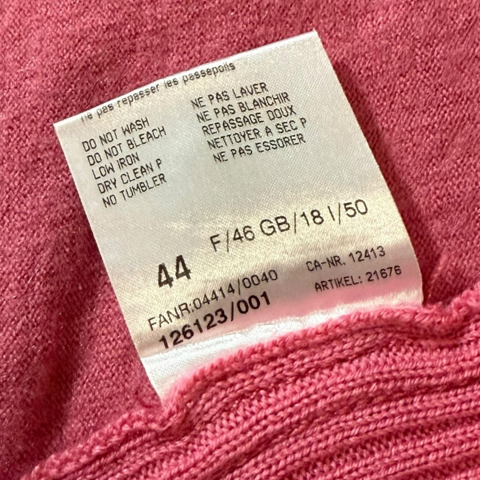 Other Basler Black Label Wool Jacket Zip Up Pink Gray Trim Size 44 Size XL / US 12-14 / IT 48-50 - 6 Thumbnail