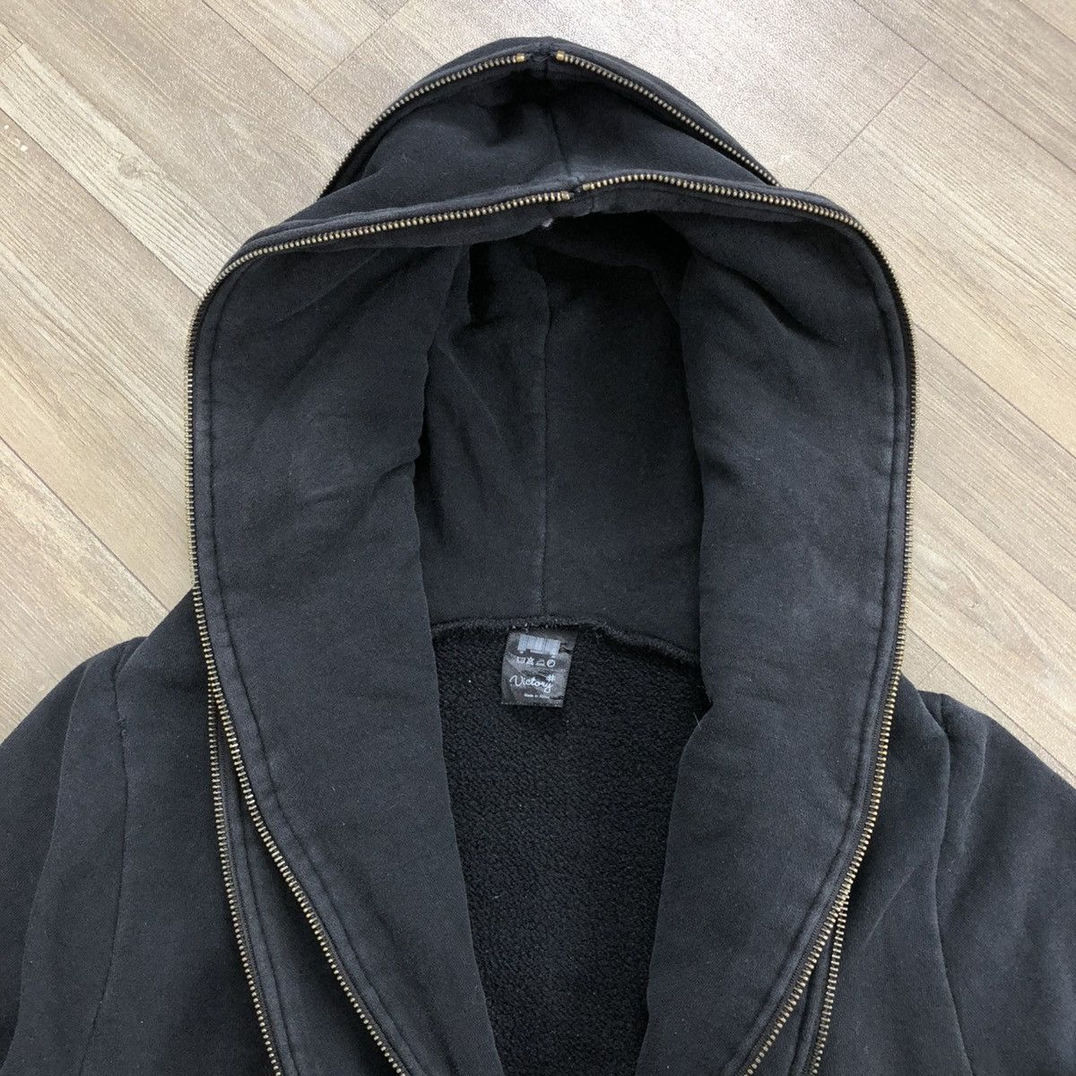 If Six Was Nine 2000s Victory Punk Goa Lgb Punk Style Double Zipper Hoodie Size US L / EU 52-54 / 3 - 15 Thumbnail