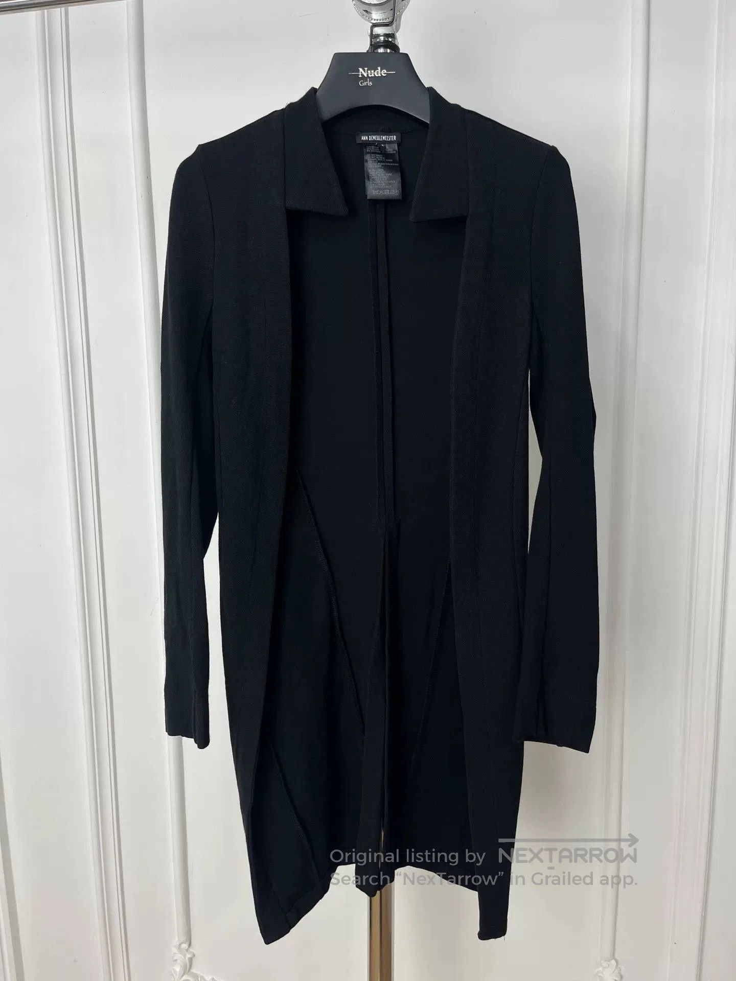 Ann Demeulemeester black long cardigan by ann demeulemeester. Size S / US 4 / IT 40 - 1 Thumbnail
