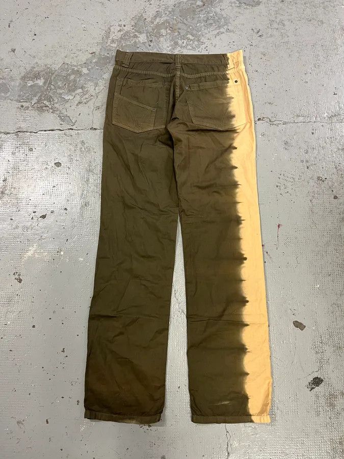 Dolce & Gabbana SS2006 Dolce & Gabbana Gradient Green & Yellow Pants Size US 34 / EU 50 - 8 Thumbnail