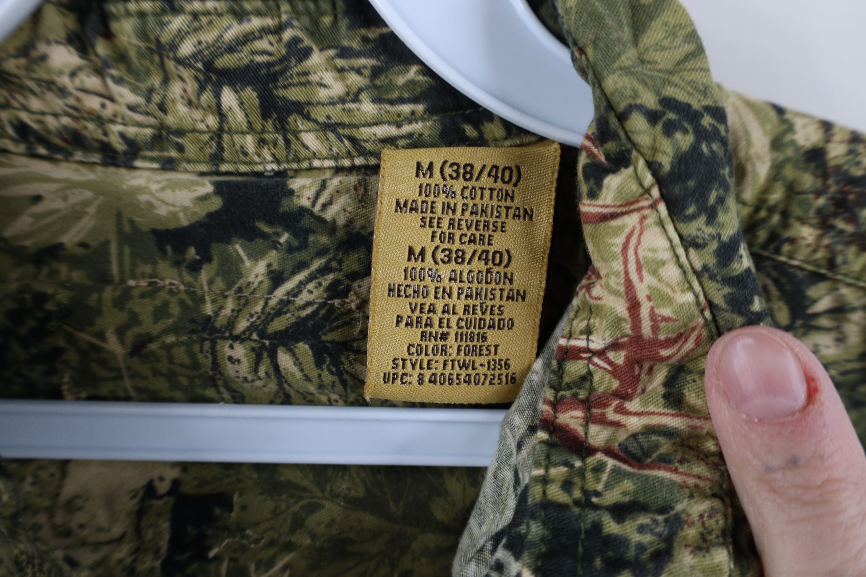 Vintage Vintage 90s Y2K Streetwear Camouflage Collared Button Shirt Size US M / EU 48-50 / 2 - 9 Thumbnail