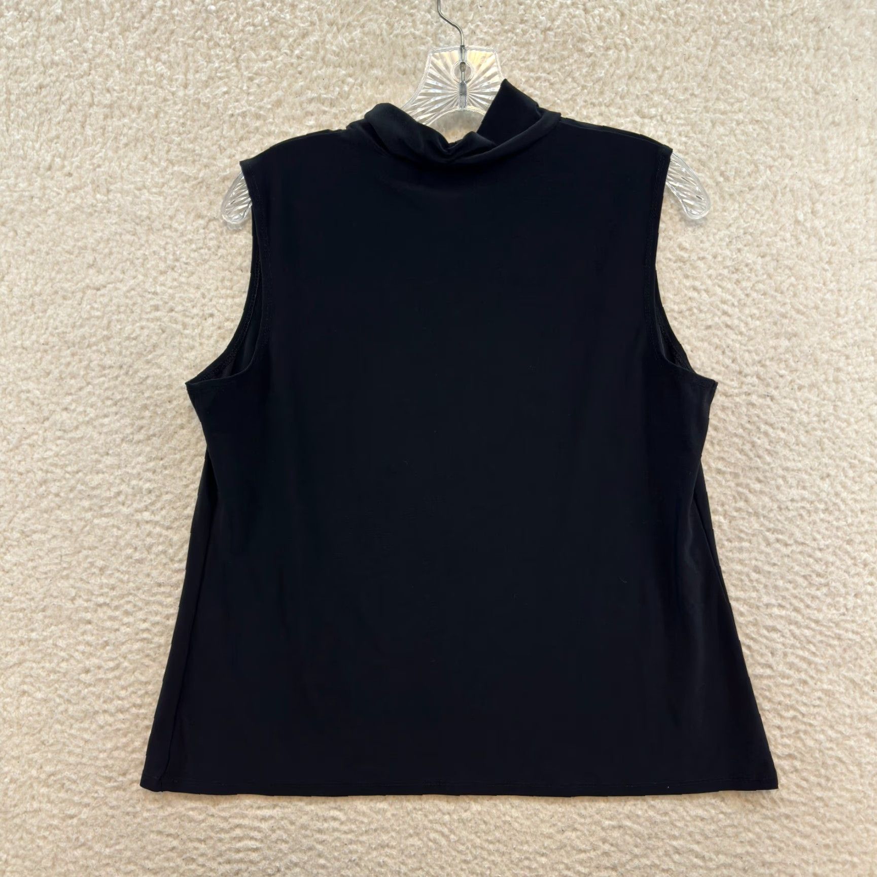 Vintage VINTAGE Susan Lawrence Shirt L Black 90s Y2K High Neck Top Mock Neck Office Corpcore Mens/Womens Size L / US 10 / IT 46 - 2 Thumbnail