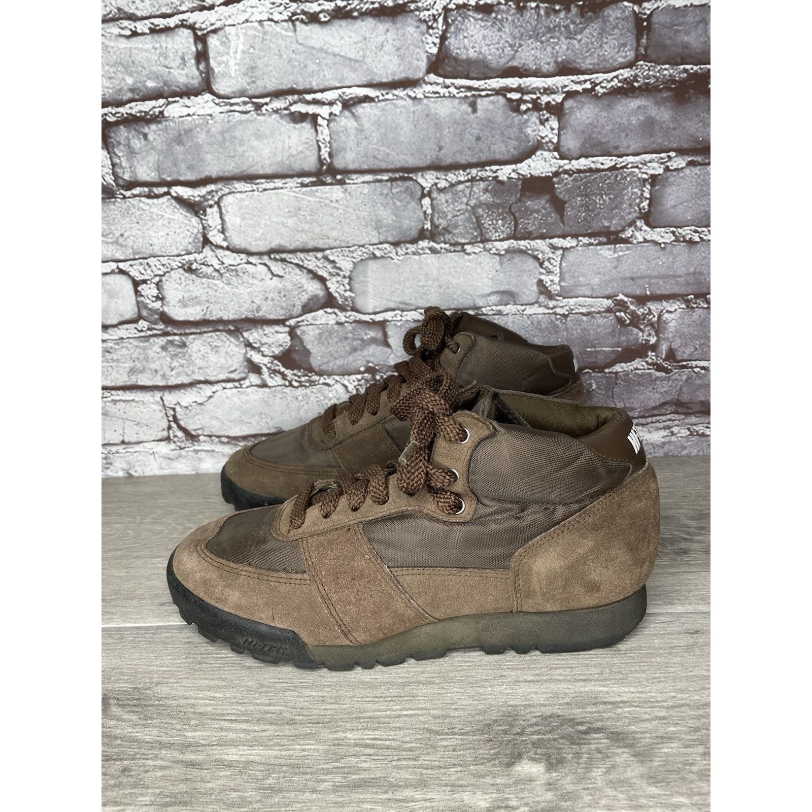 Hi Tec Hi-Tec Shasta Brown Mesh Suede Mid Lace Up Hiking Boots Wome Size US 9.5 / IT 39.5 - 20 Thumbnail