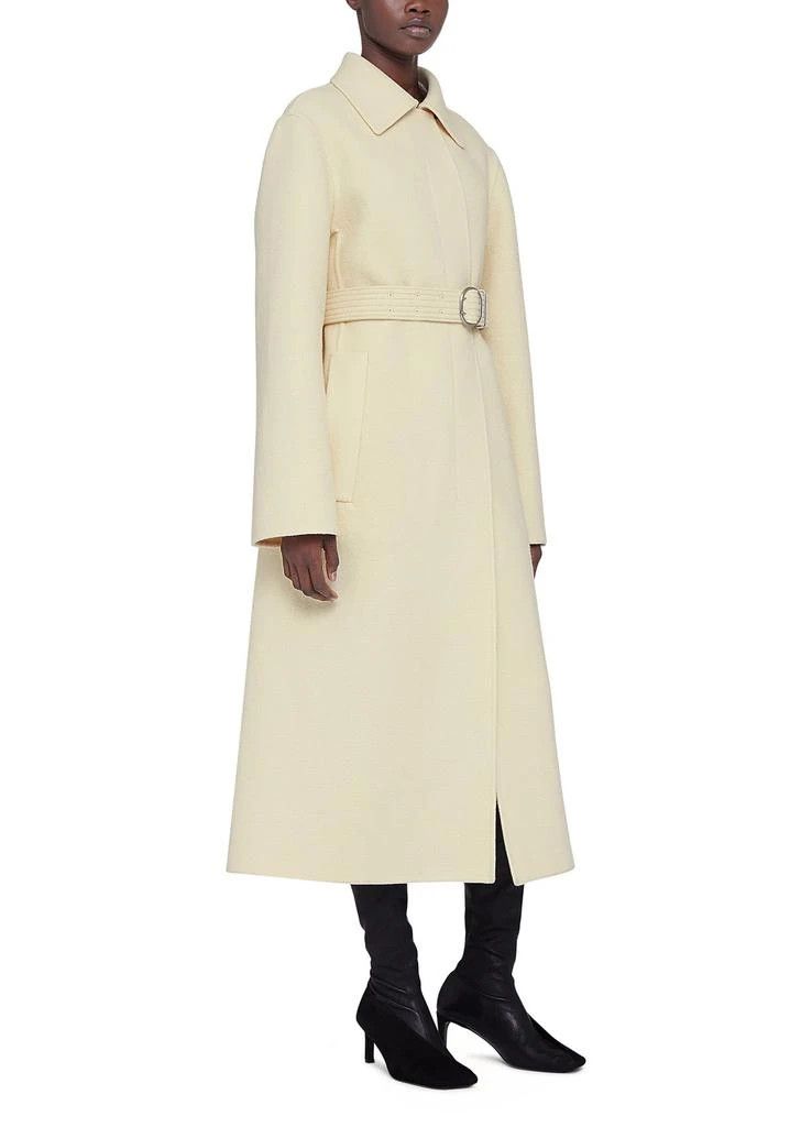 Jil Sander o1w1db10825 Belted Coat in Ivory Size XL / US 12-14 / IT 48-50 - 2 Thumbnail