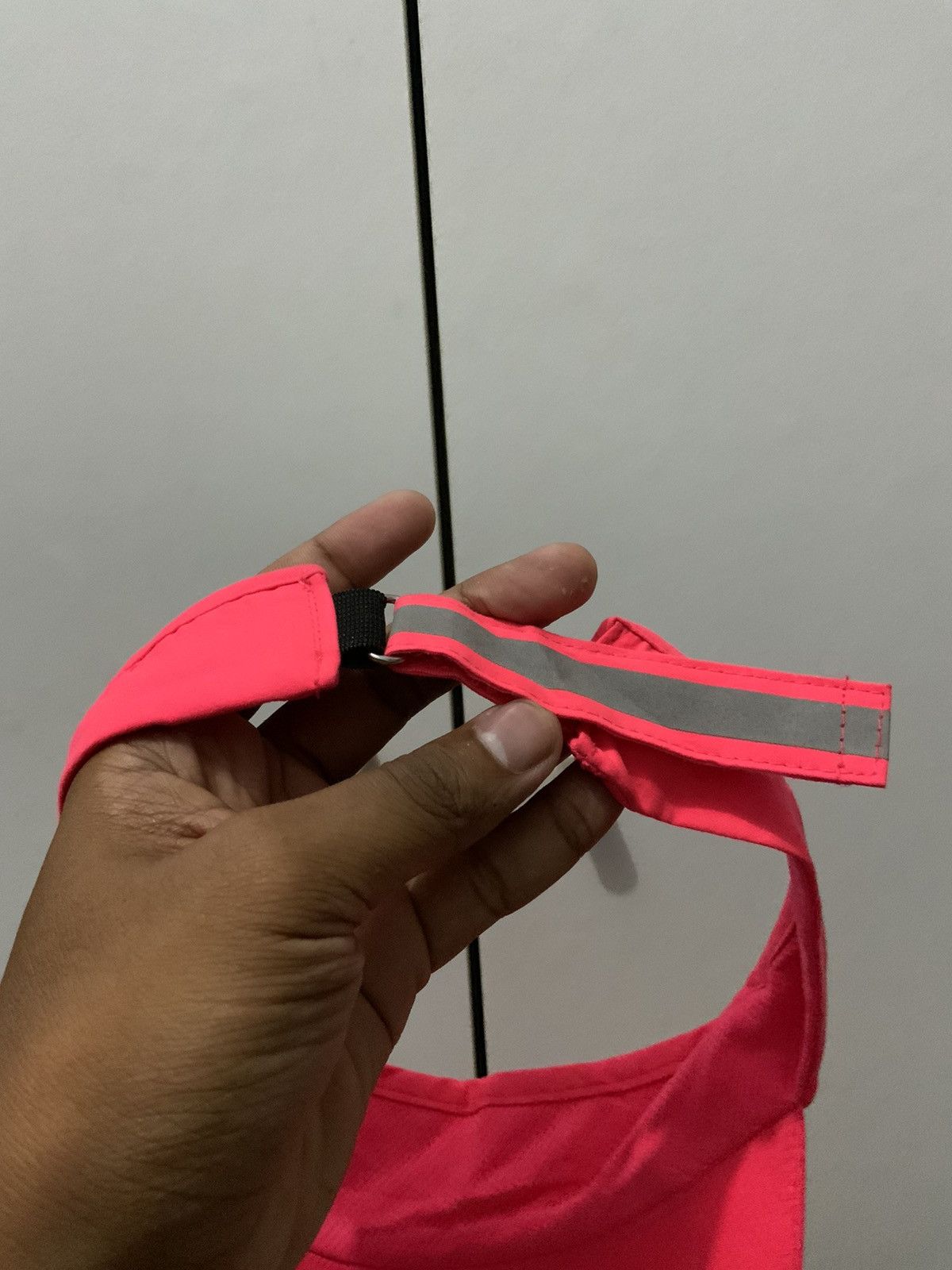Japanese Brand Kalenji Spellout Pink Visor Hat Size ONE SIZE - 8 Thumbnail