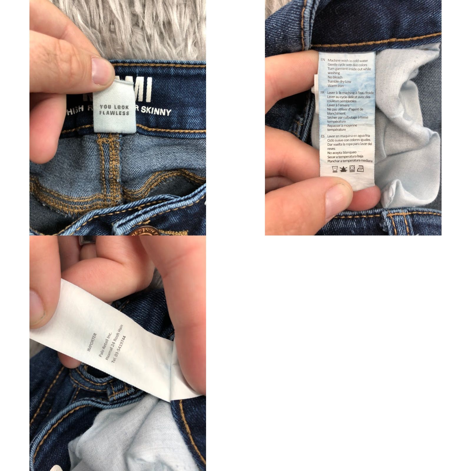 Vintage Miami High Rise Skinny Jeans Juniors Size 3 Dark Wash Blue Denim 5-Pocket Womens Jeans Size 26" / US 2 / IT 38 - 9 Thumbnail