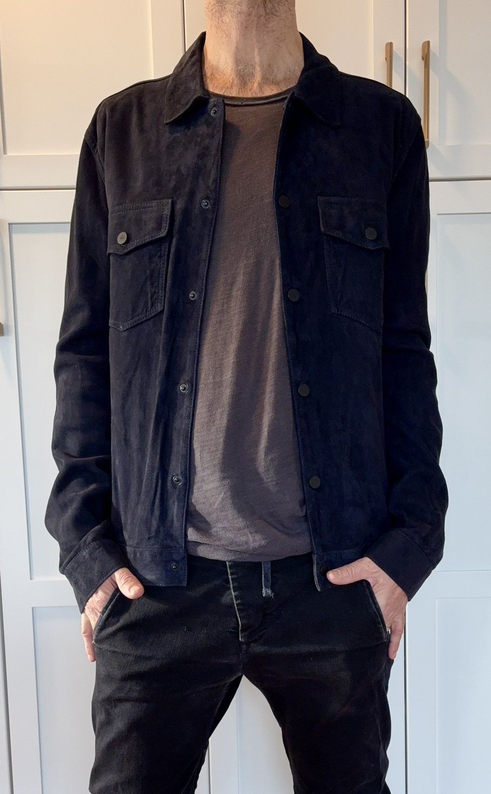 Tom Ford ARI SOHO Suede Collin Jacket $2,995 Retail Size US M / EU 48-50 / 2 - 3 Thumbnail