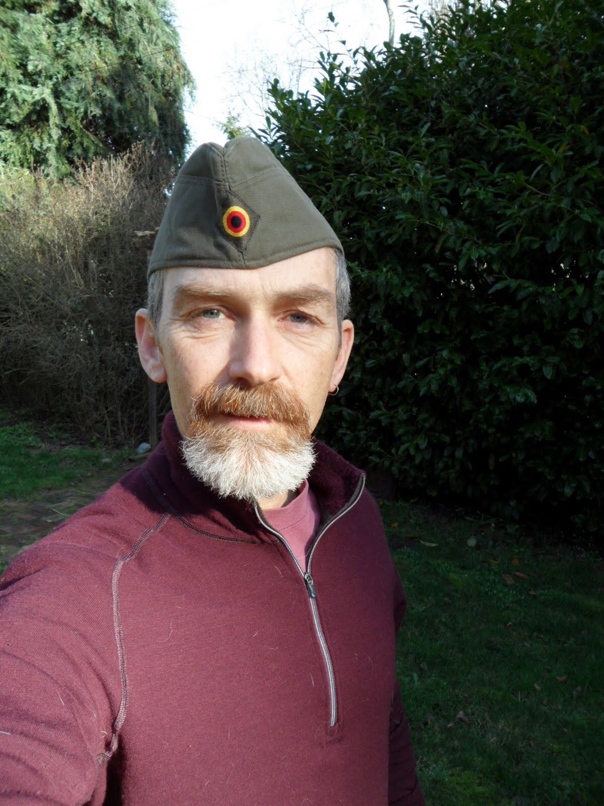 SCHMIDT VINTAGE 90’s WEST GERMAN MILITARY UNIFORM GARRISON HAT 🇩🇪 Size ONE SIZE - 2 Thumbnail