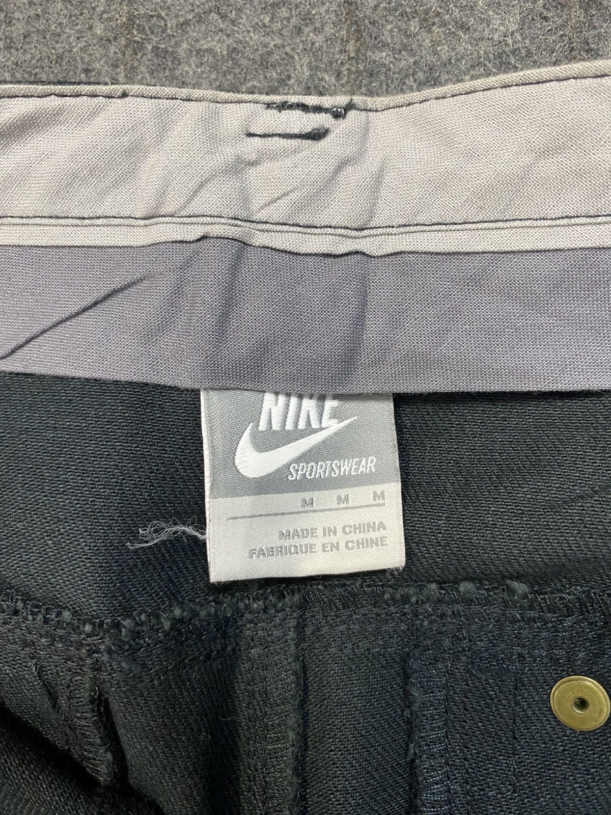 Nike Nike Sportswear Black Denim Jeans Straight Waist Size 31 Size US 31 - 10 Thumbnail