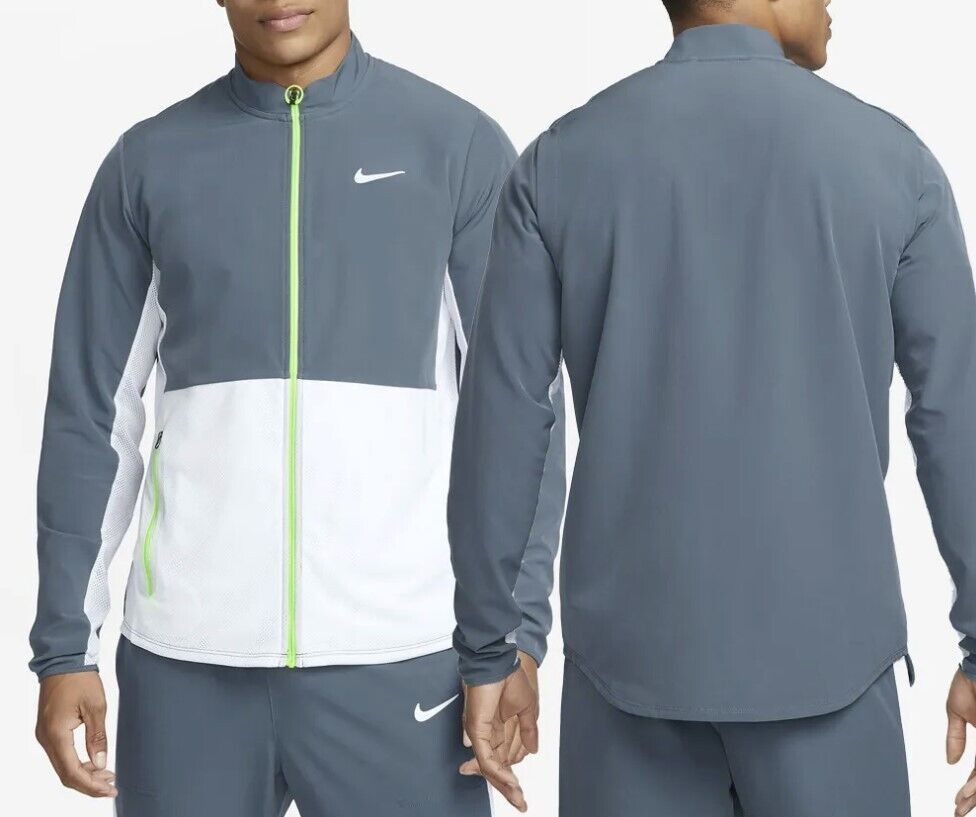 Nike DV7387-491 Advantage Tennis Jacket Blue / White ( XL )