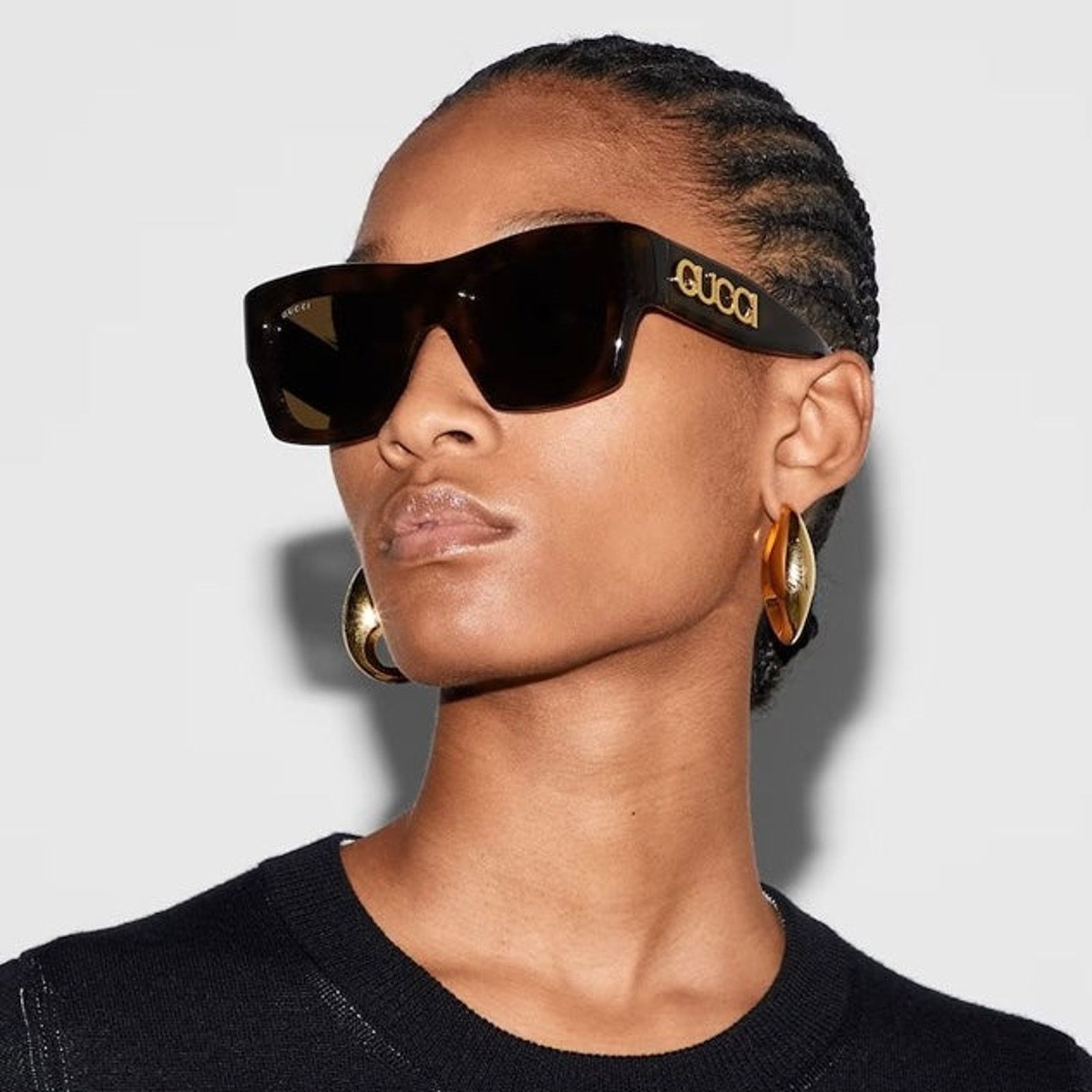 Gucci New, GUCCI Sunglasses GG1772S 001 Authentic Size ONE SIZE - 2 Thumbnail