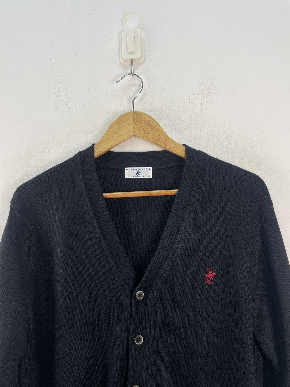 Beverly Hills Polo Club × Vintage Vintage Beverly Hills Polo Club Cardigan Jacket Size US L / EU 52-54 / 3 - 4 Thumbnail