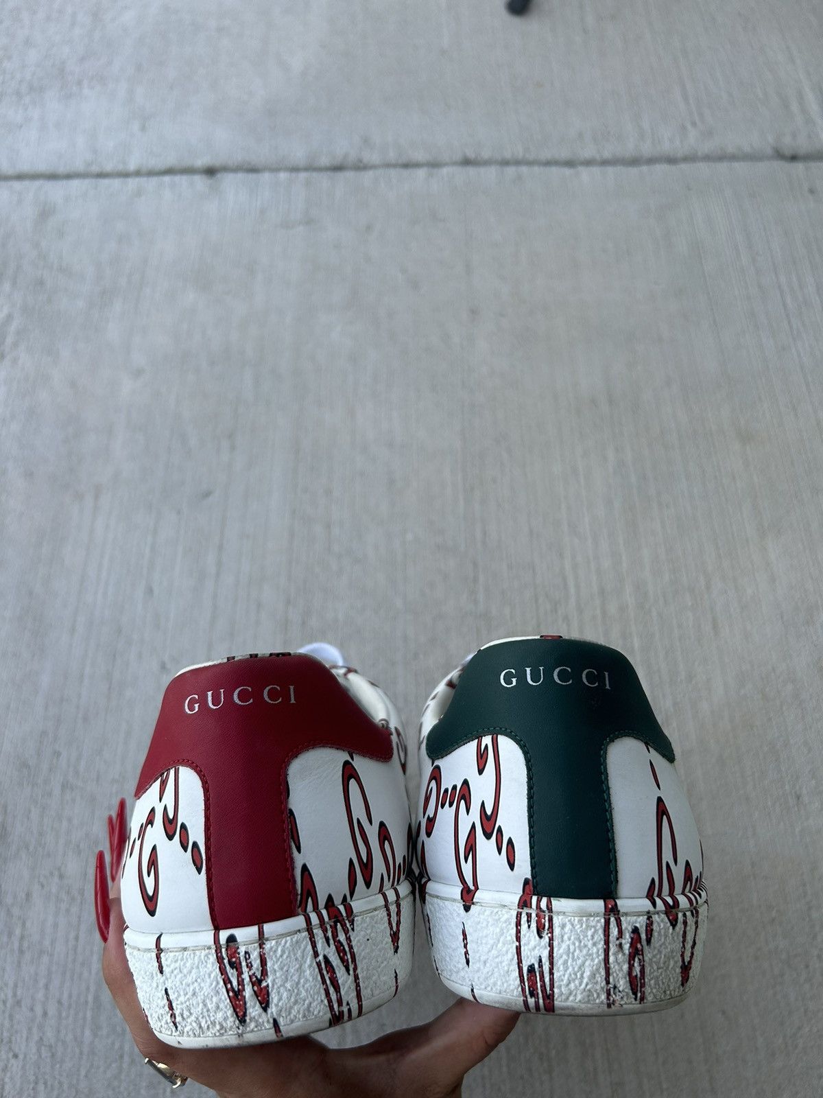 Gucci GUCCI Ace GG Monogram Print Leather Sneaker Size US 10 / EU 43 - 4 Thumbnail