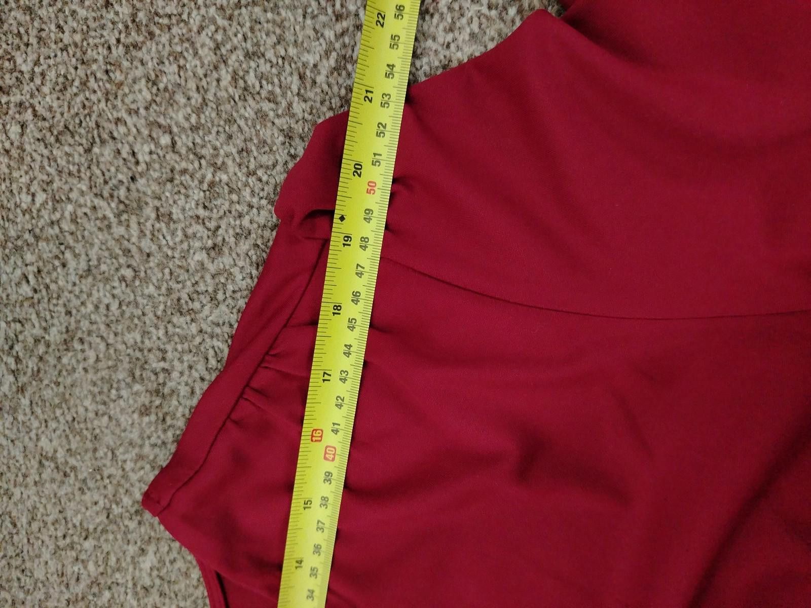 Other GRACE KARIN Red Wrap Top 2XL Long Sleeve Ruched Blouse Party Size XXL / US 16-18 / IT 52-54 - 10 Thumbnail