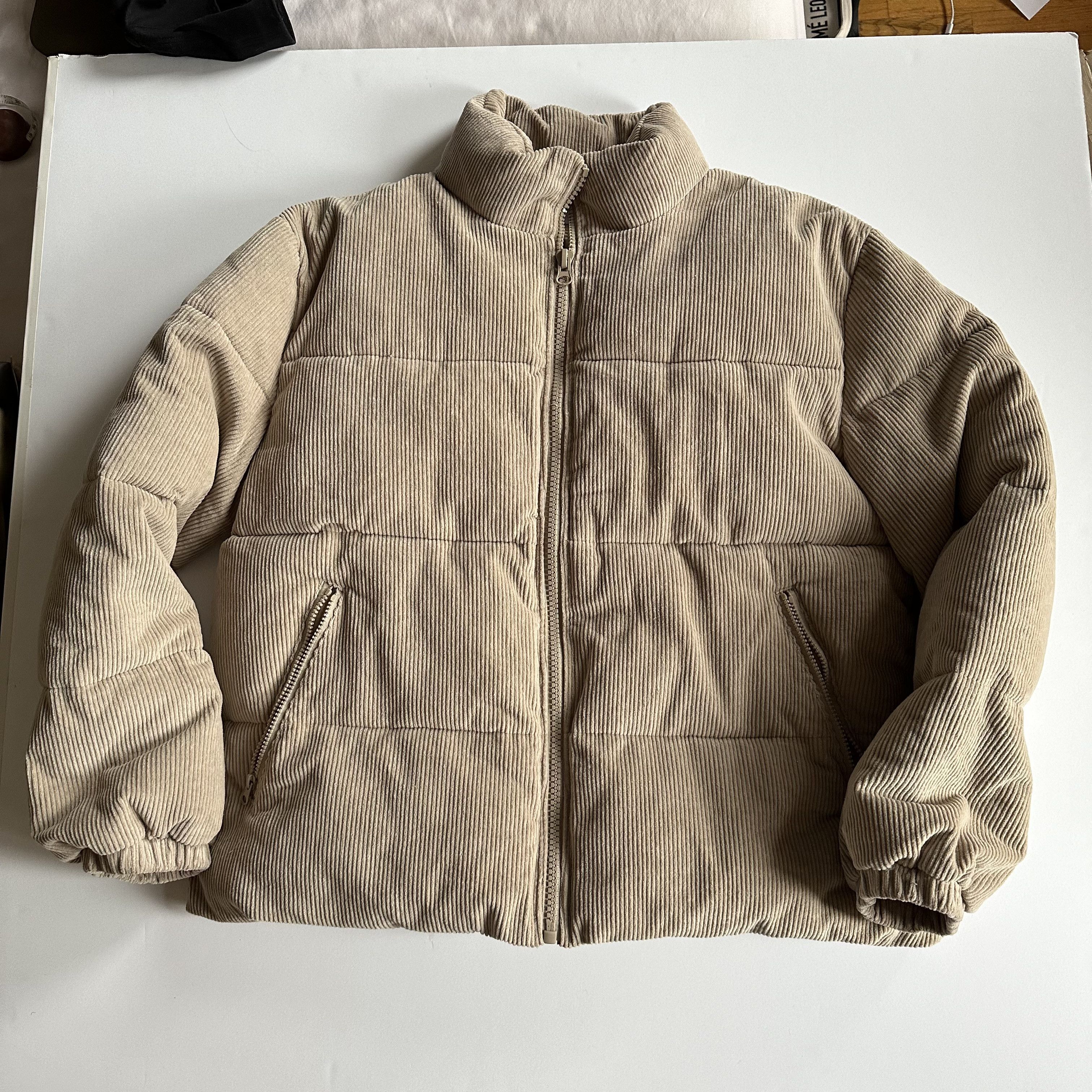 Topman corduroy puffer jacket discount