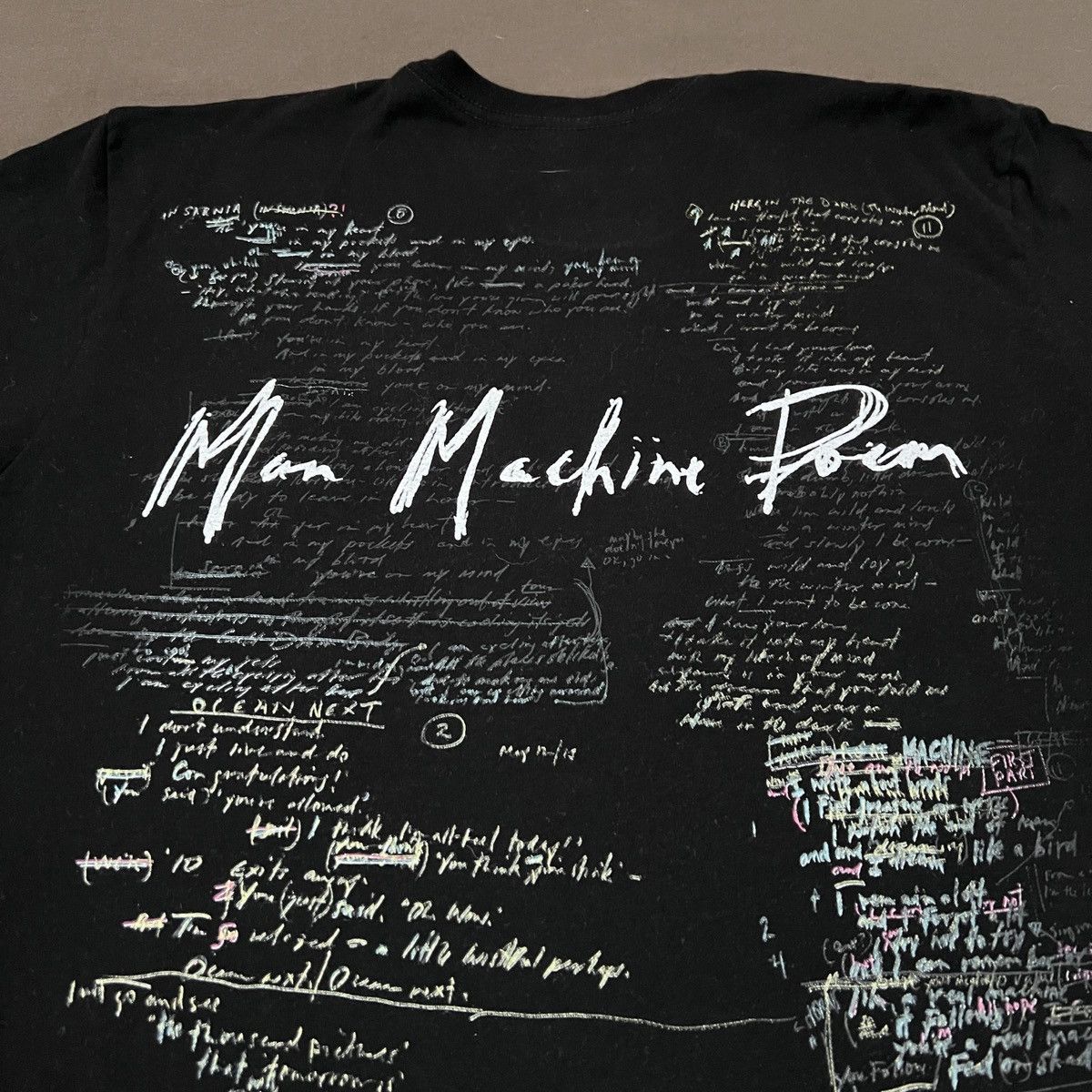 Band Tees Tragically Hip Man Machine Poem Promo Tee Shirt Gord Downie Size US L / EU 52-54 / 3 - 6 Thumbnail
