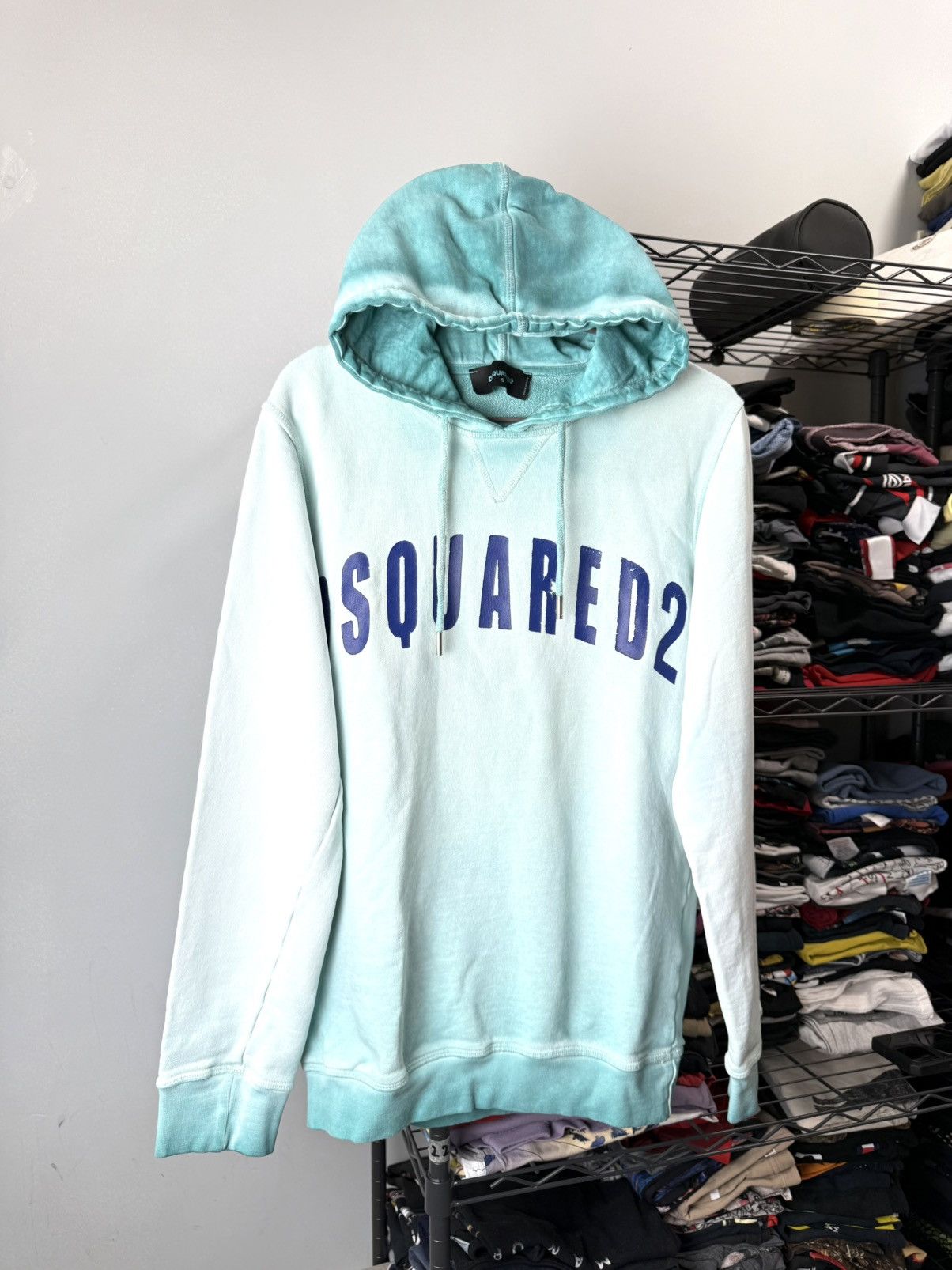 Dsquared2 💥Rare! Dsquared2 Gradient Hoodie Luxury Made In Italy Size US S / EU 44-46 / 1 - 1 Thumbnail