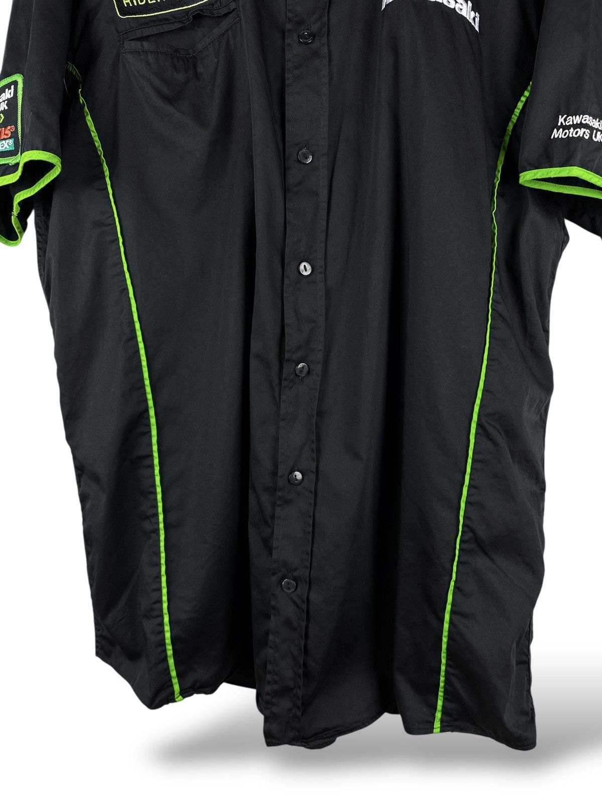 Vintage Vintage Kawasaki Racing Shirt Short Sleeve Button Up Men’s Size US XL / EU 56 / 4 - 10 Thumbnail