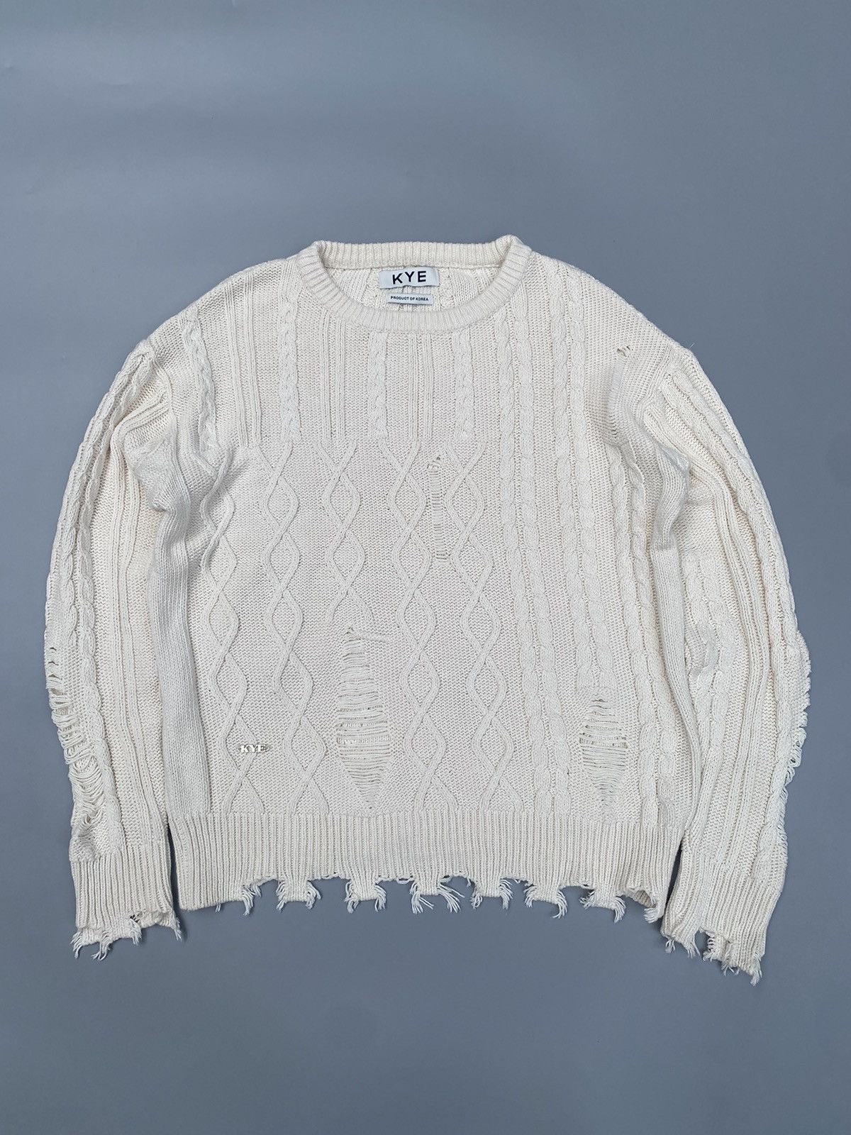 KYE 2023 Kye Destroyed DNA-Knit Sweater Size M / US 6-8 / IT 42-44 - 1 Thumbnail