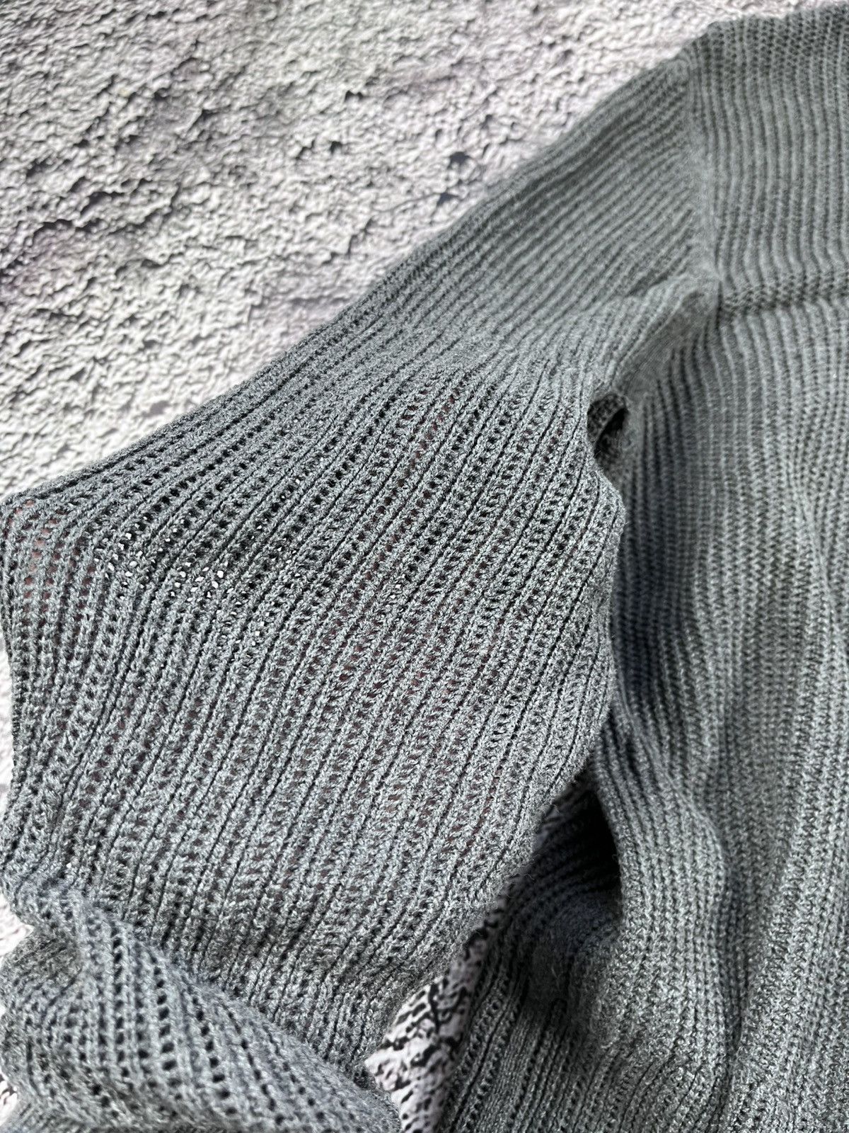 Allsaints Vintage Allsaints Knitted Mesh Zip Cardigan Mesh Jacket Size US M / EU 48-50 / 2 - 8 Thumbnail