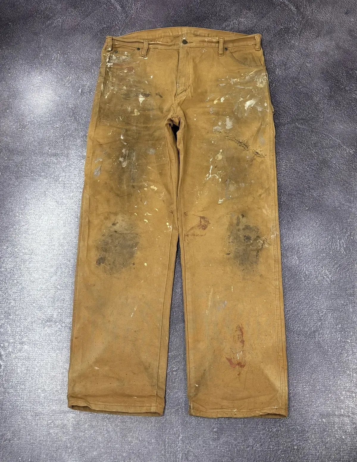 Dickies × Vintage Vintage Dickies Distressed Denim Work Hype Pants Jeans Size US 40 / EU 56 - 2 Thumbnail