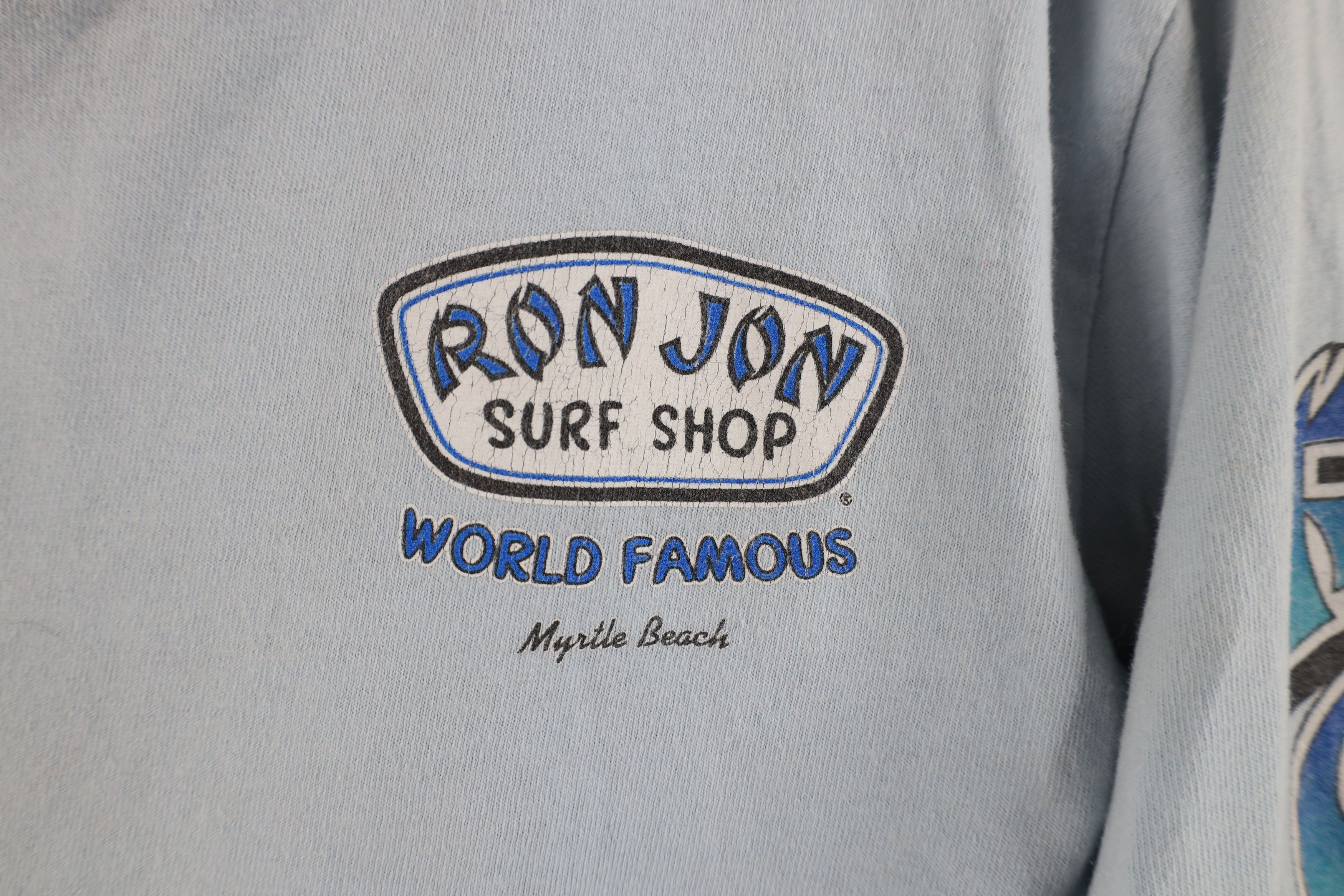 Vintage Vintage 90s Y2K Ron Jon Surf Shop Long Sleeve T-Shirt Blue Size US S / EU 44-46 / 1 - 4 Thumbnail