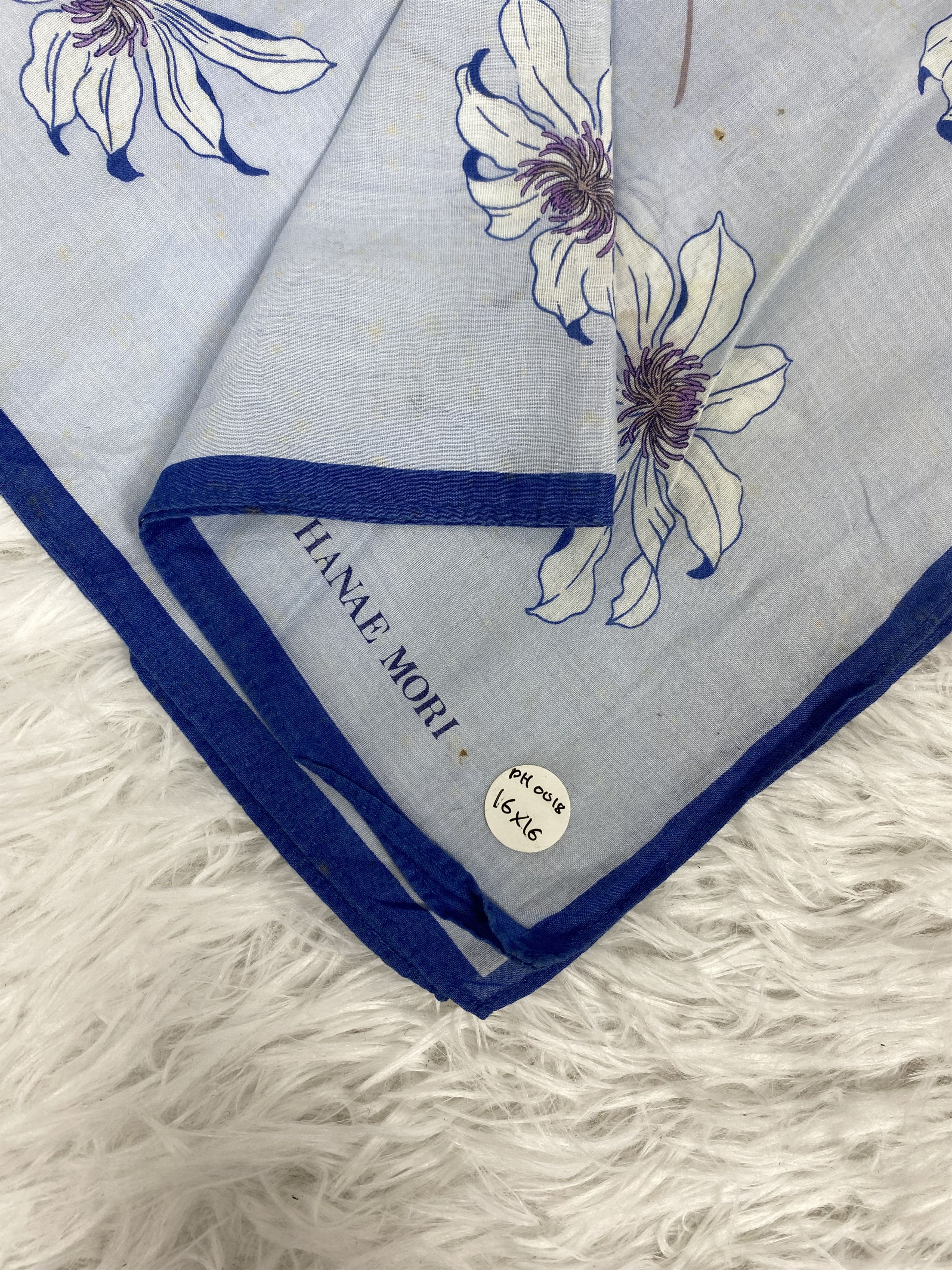 Hanae Mori × Vintage Vintage Hanae Mori Handkerchief PH0018 Size ONE SIZE - 2 Thumbnail
