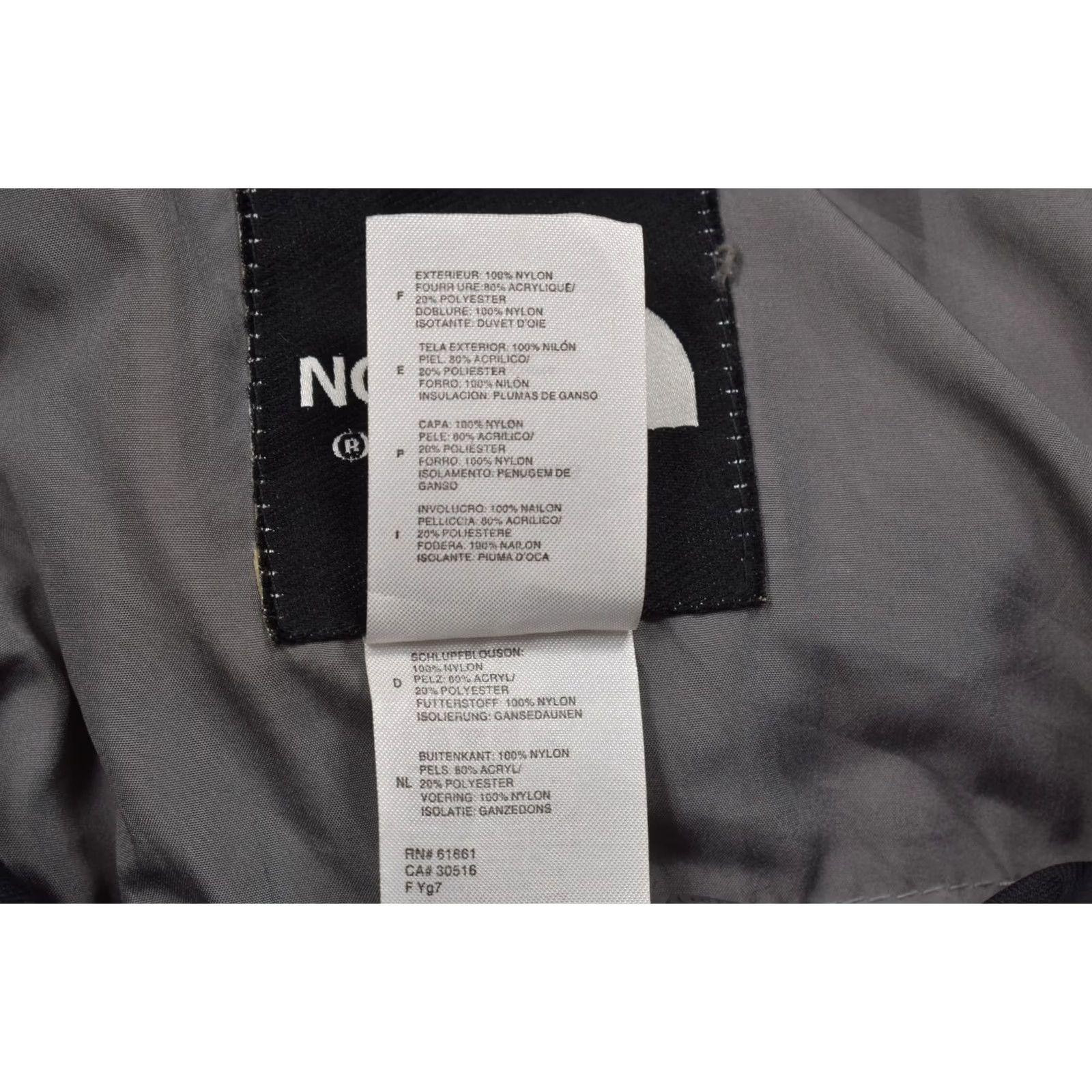 The North Face The North Face Parka Jacket 550 Down Fill Insulated Men 2X Black Heavyweight Nylon Zip Stand-Up Collar Casual Winter Hiking Size US XXL / EU 58 / 5 - 2 Thumbnail