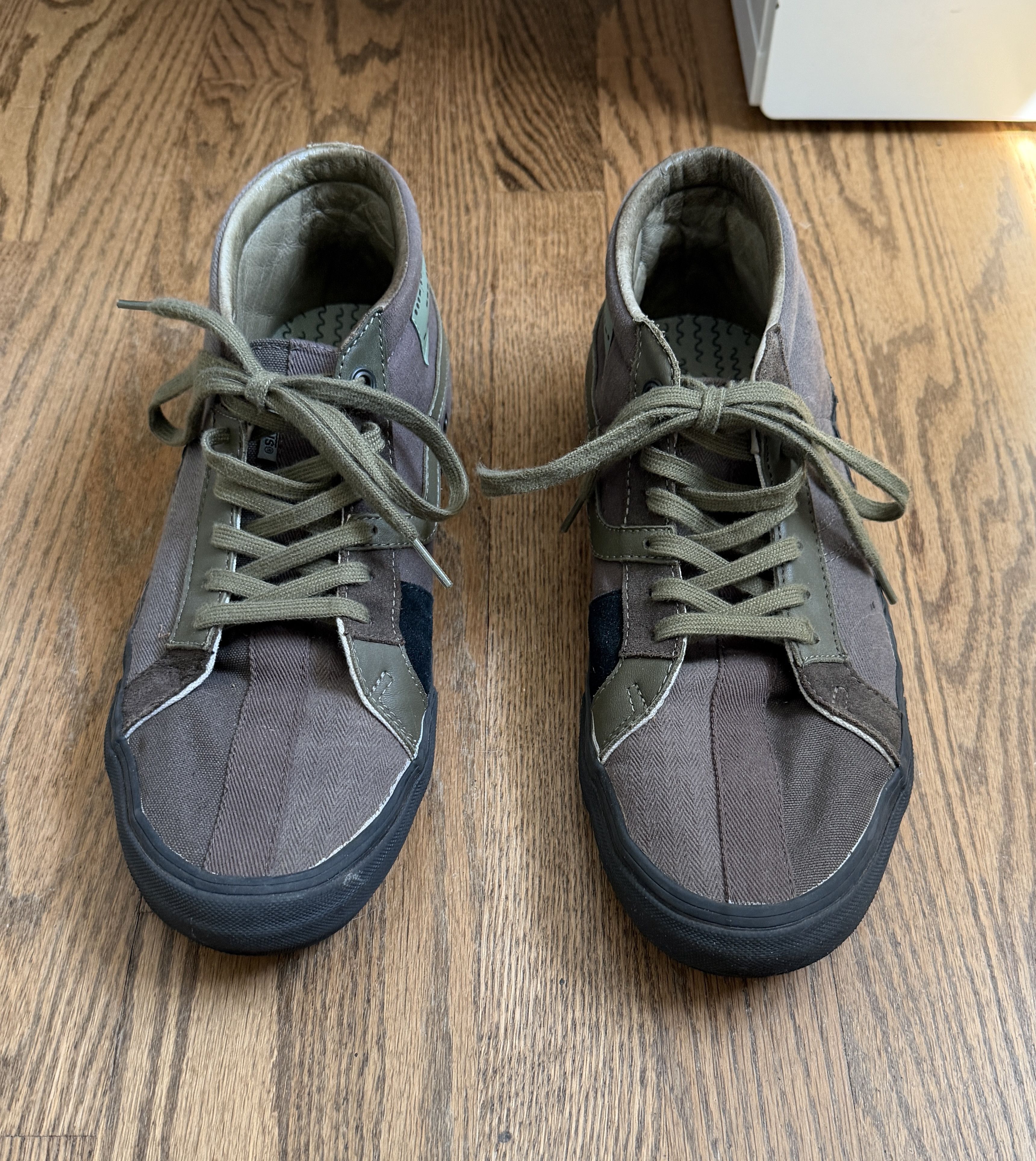 Vans ans Vault x Taka Hayashi 138 LX Military Green Morse Code Size US 12 / EU 45 - 1 Thumbnail