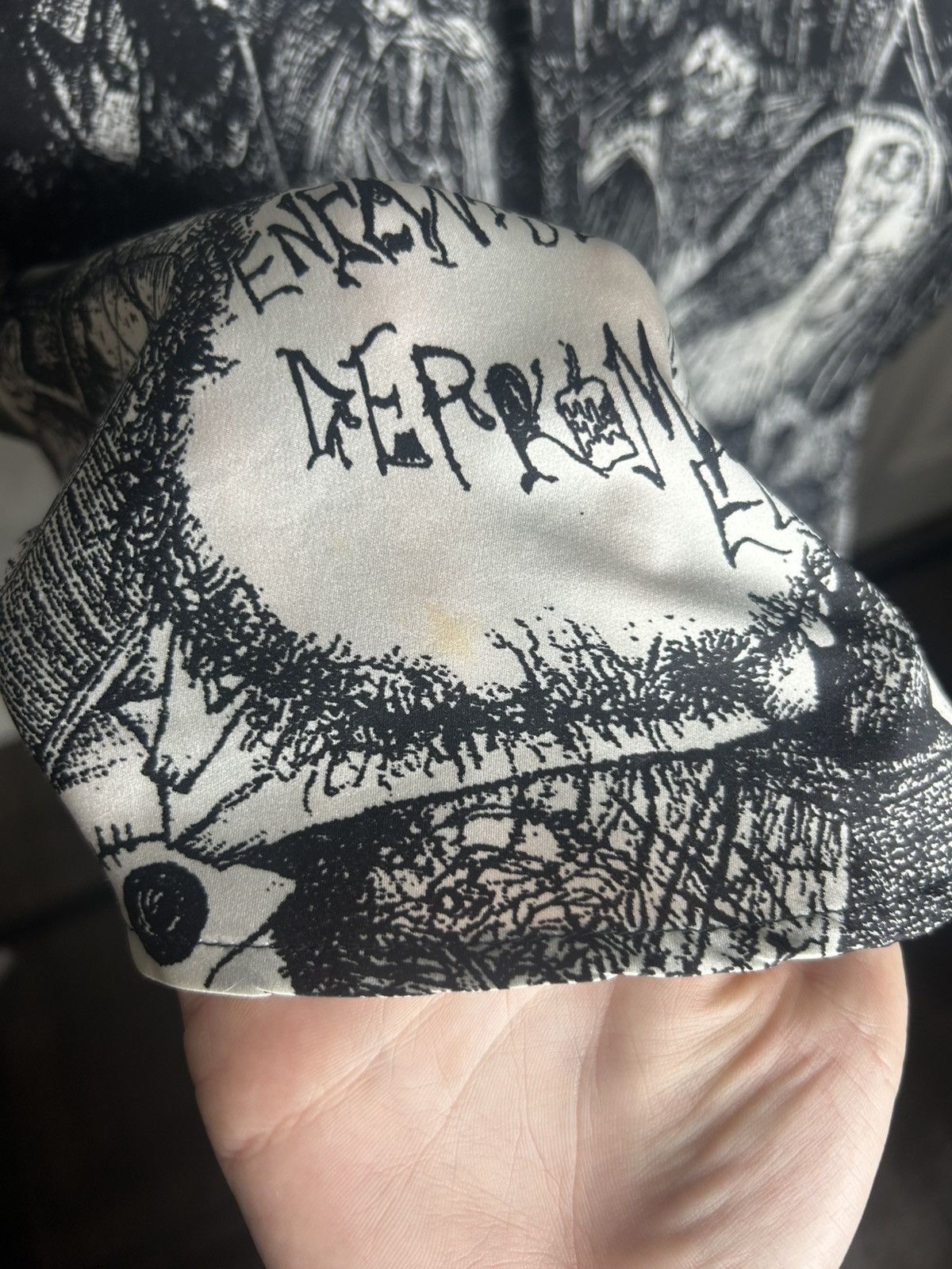 Enfants Riches Deprimes Rudimentary Peni Death Church silk shirt GRAIL Size US M / EU 48-50 / 2 - 5 Thumbnail