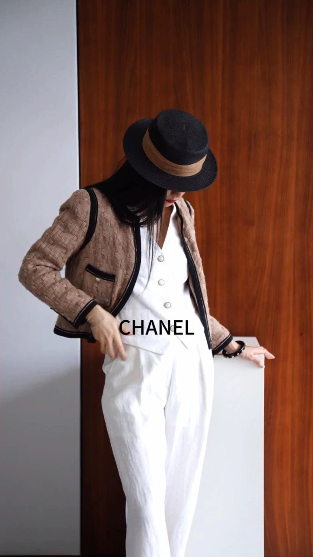 Chanel Chanel 2008 Khaki Wool Knit CC Button Jacket Size S / US 4 / IT 40 - 1 Thumbnail