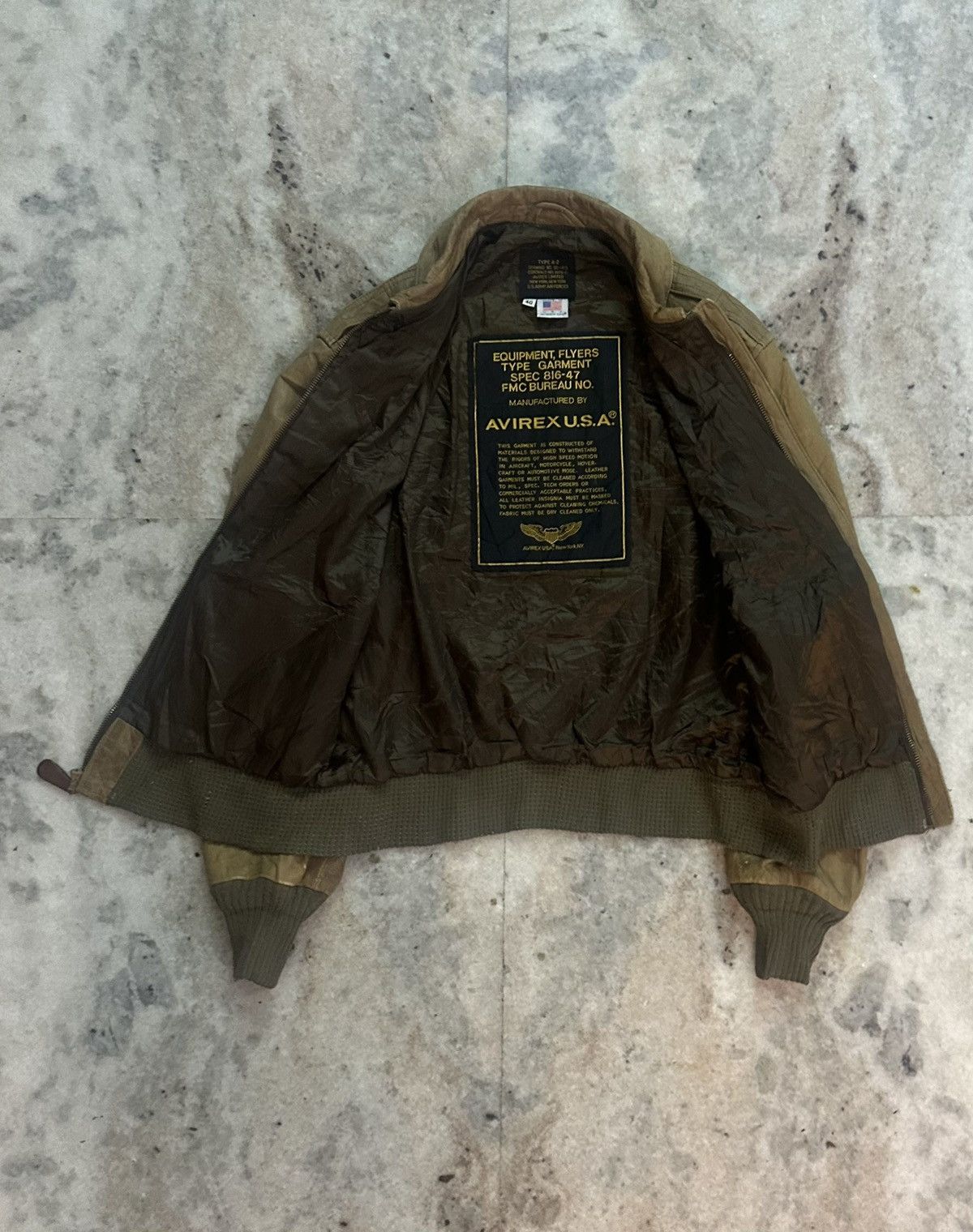 Avirex Vintage Avirex A-2 U.S. Army Air Forces Flight Jacket Size US M / EU 48-50 / 2 - 3 Thumbnail