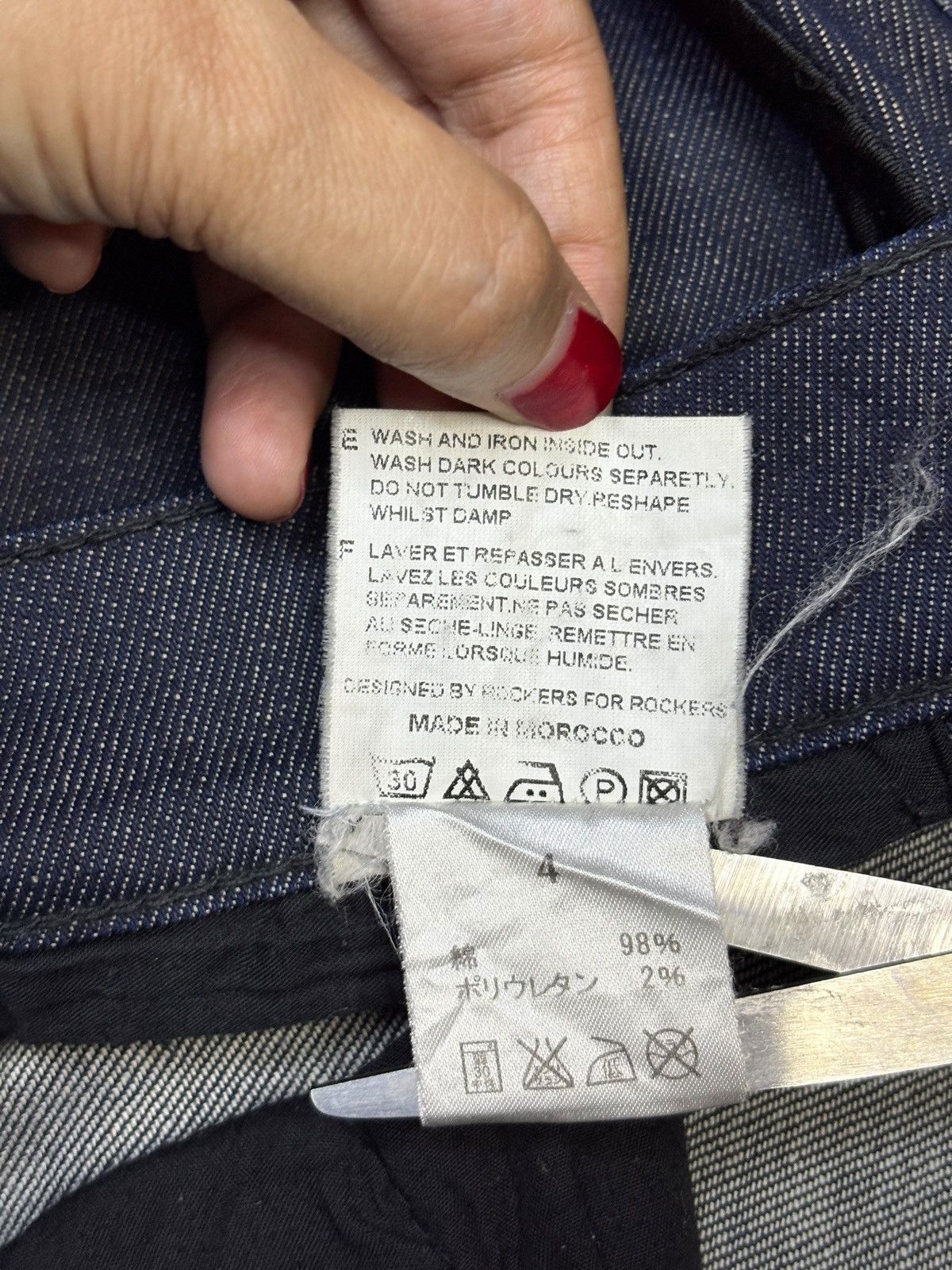 Japanese Brand Vintage April 77 Waxed Denim Size 30" / US 8 / IT 44 - 11 Thumbnail