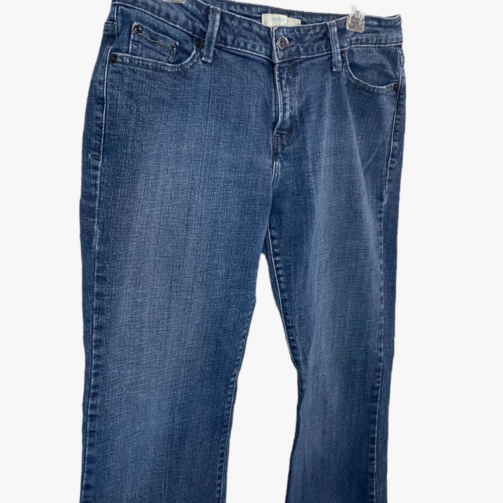 Levi's VINTAGE Levi's 545 Bootcut Jeans Womens 14 Blue Denim Flap Pockets Stretch 90s Size 36" / US 14 / IT 50 - 4 Thumbnail