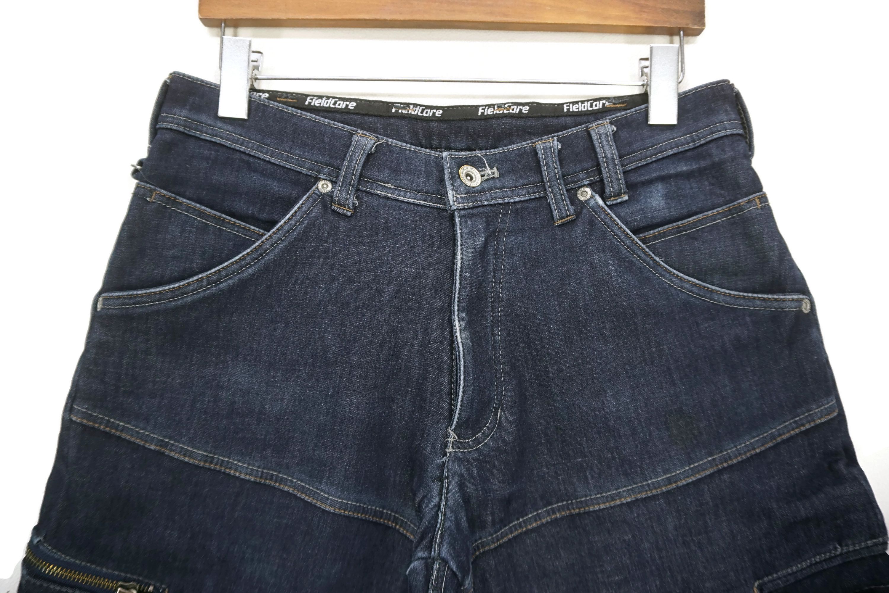 Japanese Brand Fieldcore Jeans Size W30xL27.5 Fleece Lining Cropped Jorts Size US 30 / EU 46 - 3 Thumbnail