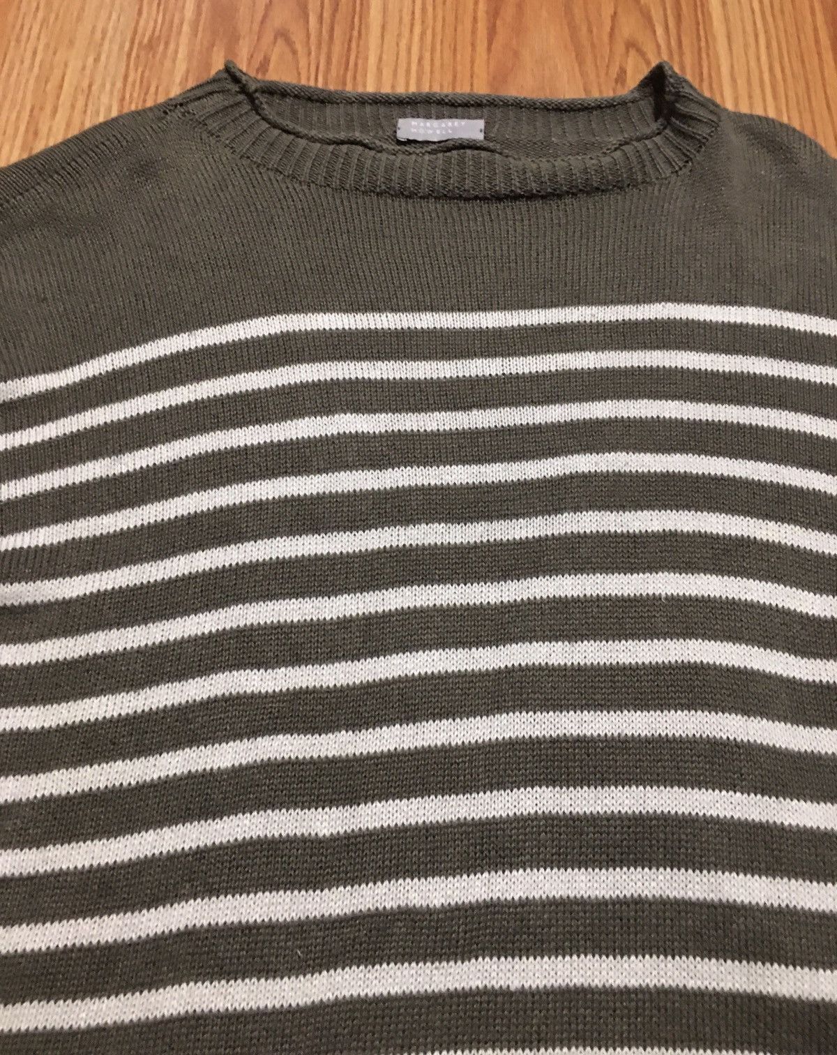 Margaret Howell Margaret Howell Linen Cotton Stripped Womens Sweater UK 14 Size L / US 10 / IT 46 - 6 Thumbnail