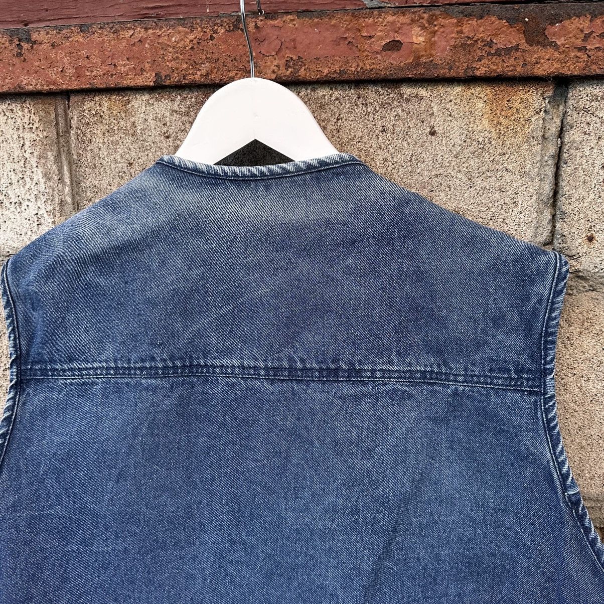 Hypebeast Vintage Fishing Western Denim Vest Multi pocket Y2K 00s USA Size US XXL / EU 58 / 5 - 10 Thumbnail