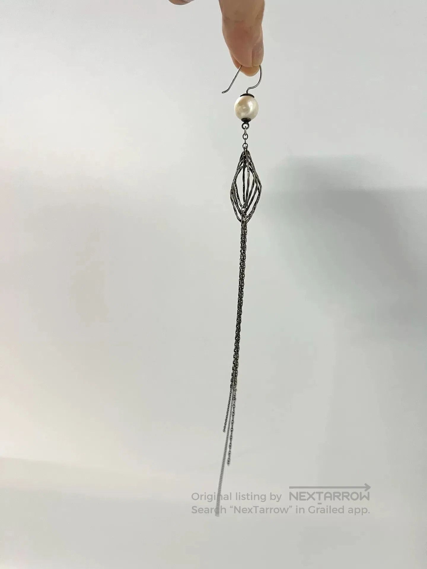 Gunda Gunda Silver Drop Earrings. Size ONE SIZE - 1 Thumbnail