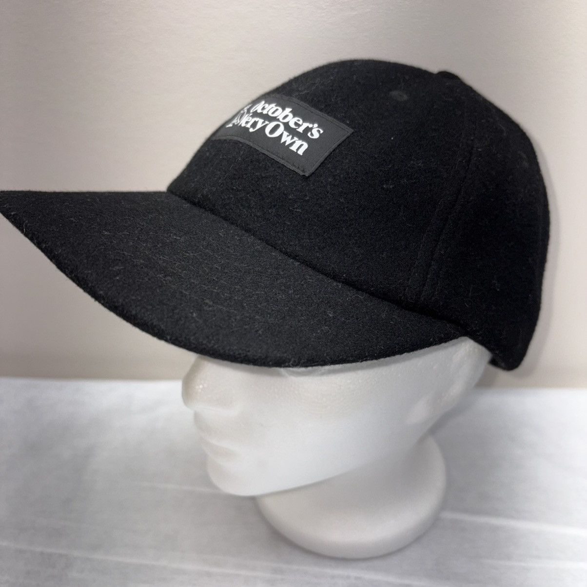 October's Very Own Drake OVO Octobers Very Own Adjustable Black Wool Sportscap Size ONE SIZE - 3 Thumbnail