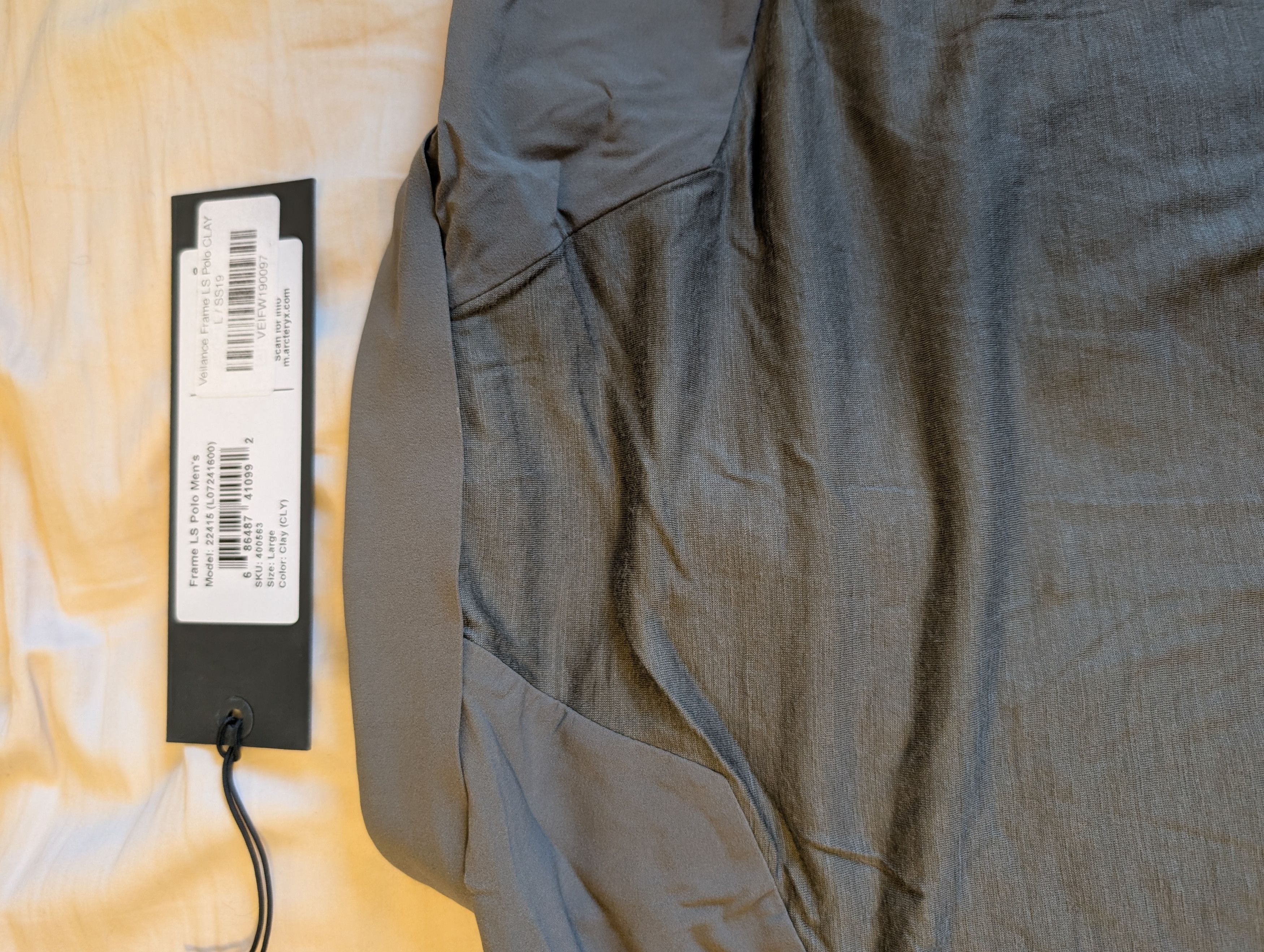 Veilance Arc'teryx Veilance Frame Polo LS Shirt, Clay Size US L / EU 52-54 / 3 - 4 Thumbnail