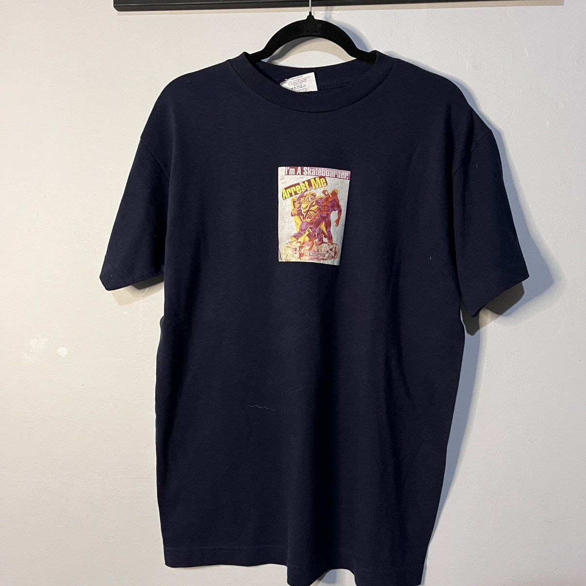 Vintage Vintahe osiris spiderman skate tee Size US XL / EU 56 / 4 - 1 Thumbnail