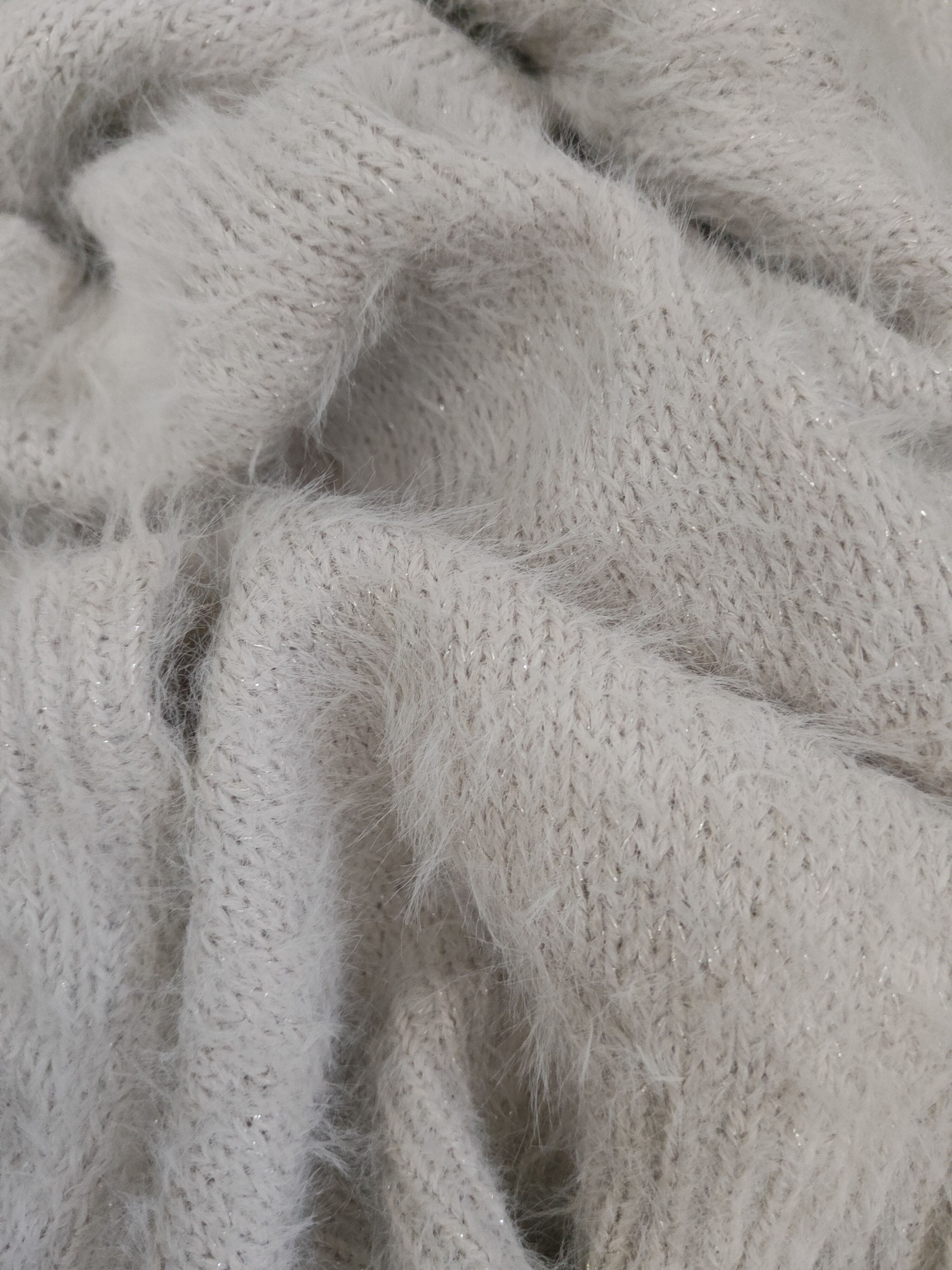 Japanese Brand Saltarse Gray Shag Shaggy Fur Mohair Knitwear #W1946 Size S / US 4 / IT 40 - 10 Thumbnail