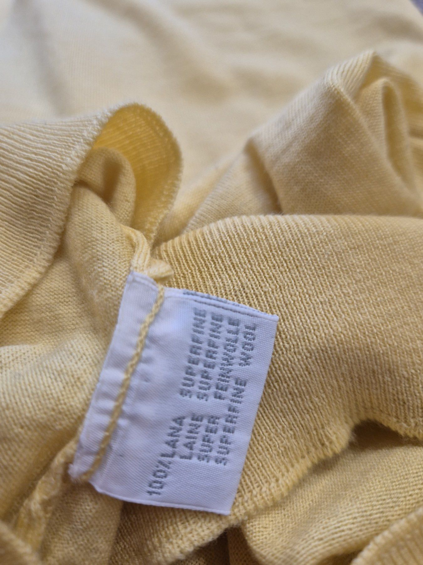 Agnona Agnona wool yellow men jumper Size US L / EU 52-54 / 3 - 3 Thumbnail