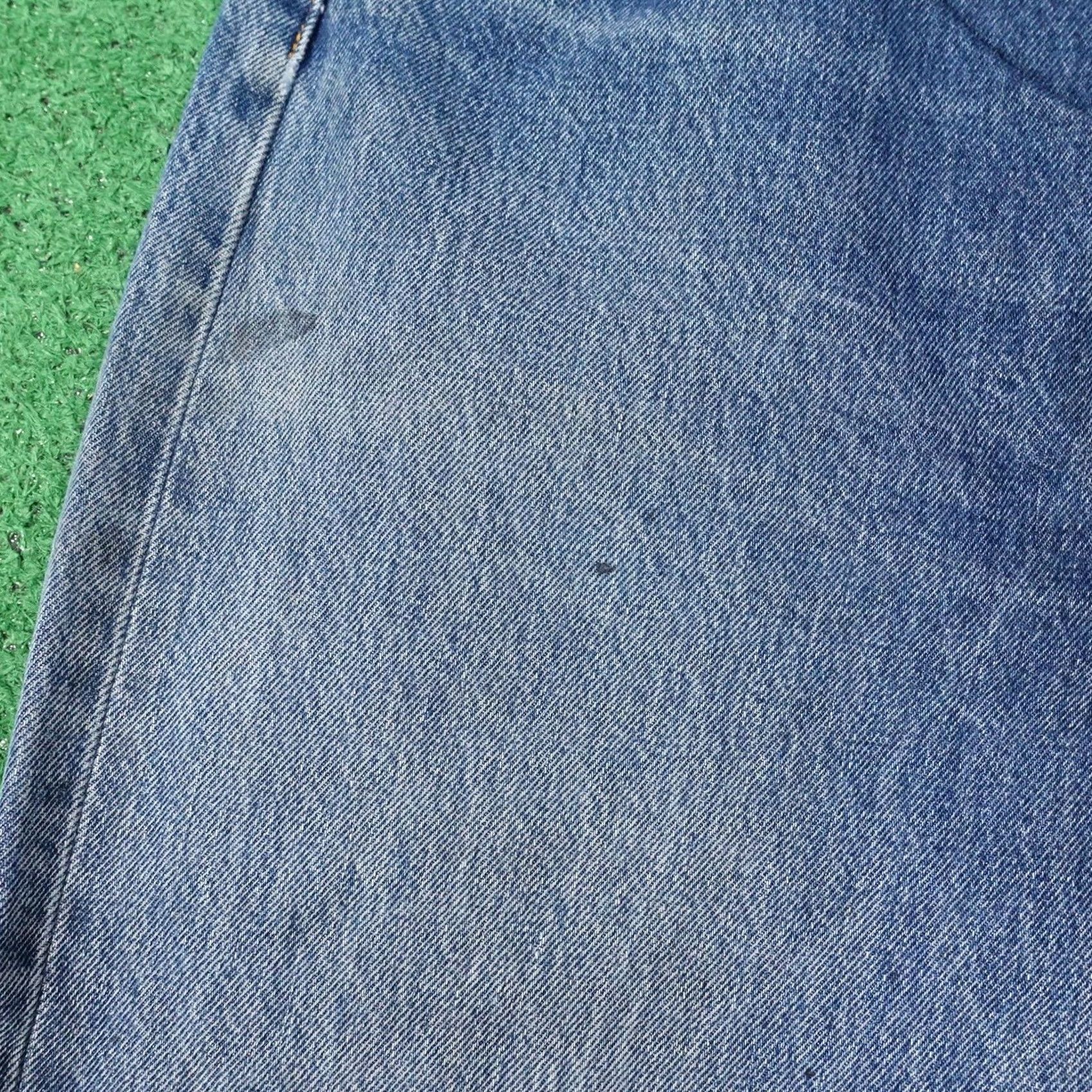 Levi's Levi's 501 Jeans Mens 38 Regular Inseam 30 Blue Distressed Button Fly Straight Denim Pants Size US 38 / EU 54 - 3 Thumbnail