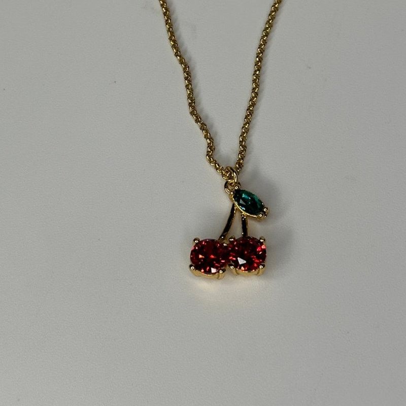 Kate Spade Kate Spade New York Ma Cherie Cherry Mini Necklace Size ONE SIZE - 5 Thumbnail